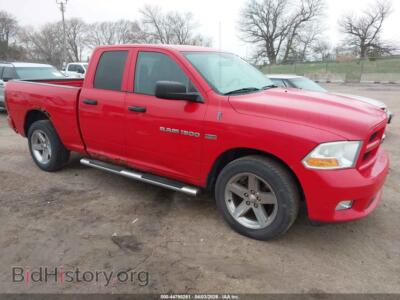 2012 RAM 1500 ST, красный — VIN 1C6RD7FT2CS239104, IAAI