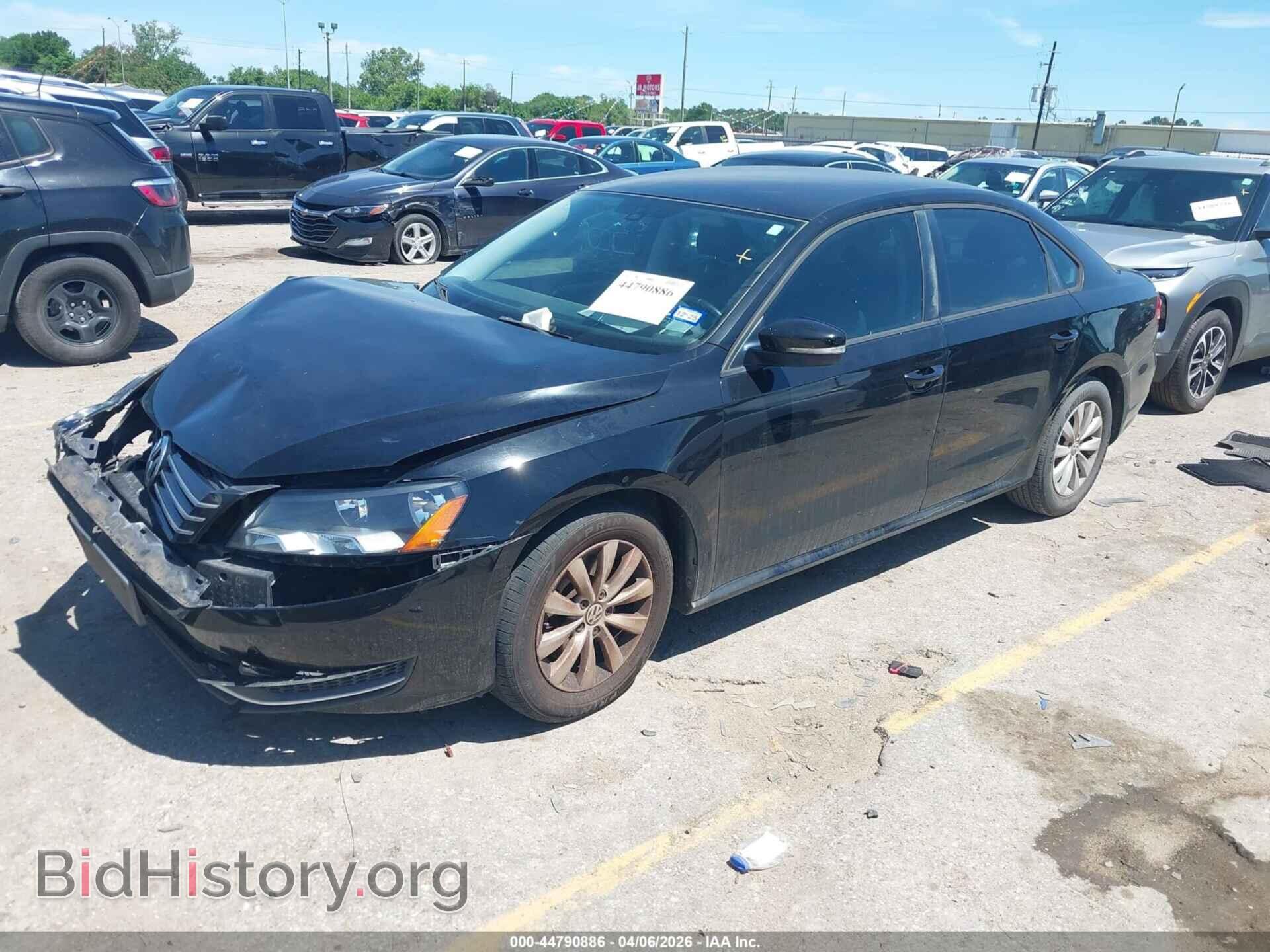 2014 VOLKSWAGEN PASSAT - VIN: 1VWAH7A38EC004900 - Фото 2