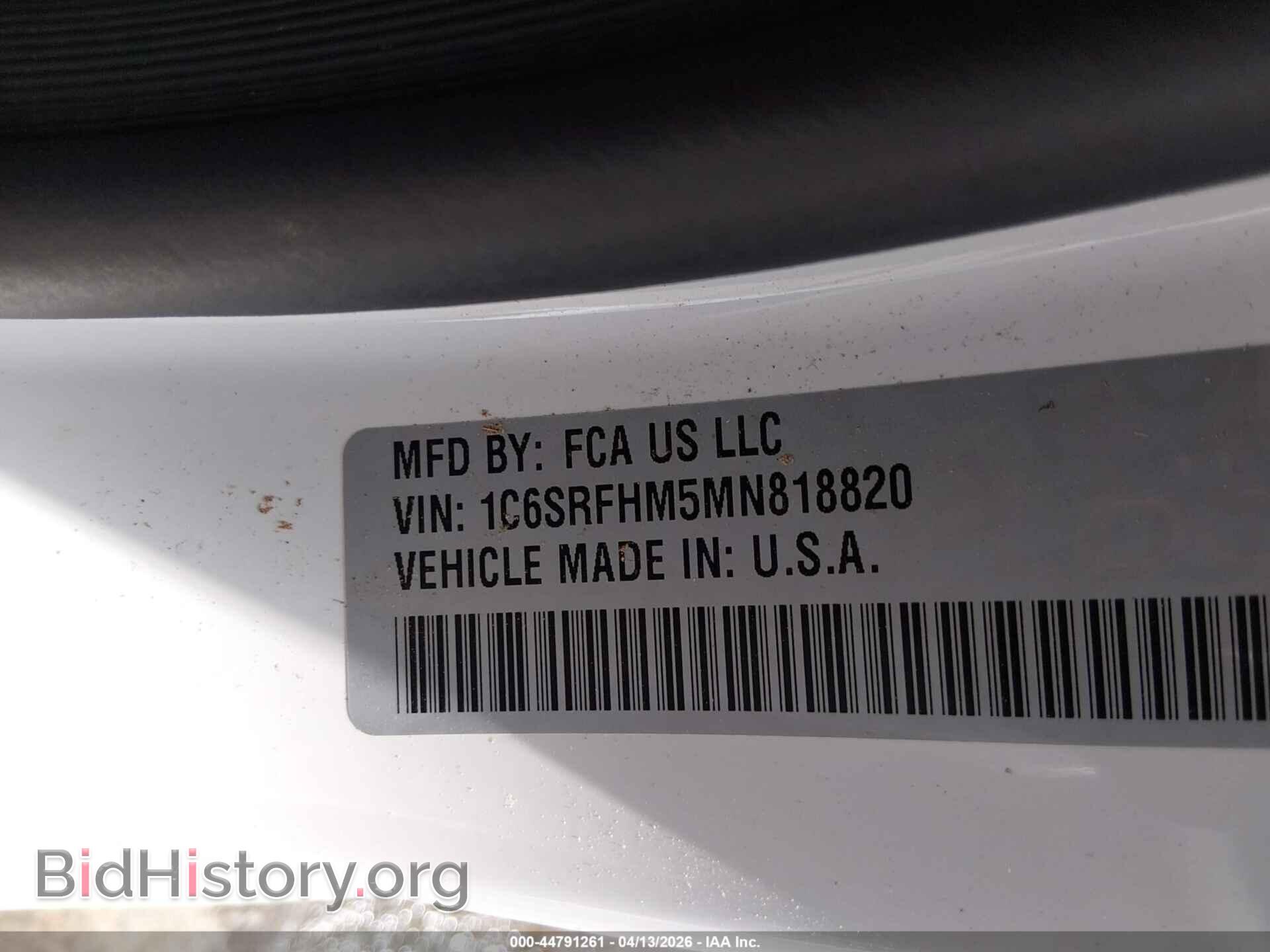 2021 RAM 1500 - VIN: 1C6SRFHM5MN818820 - Фото 9