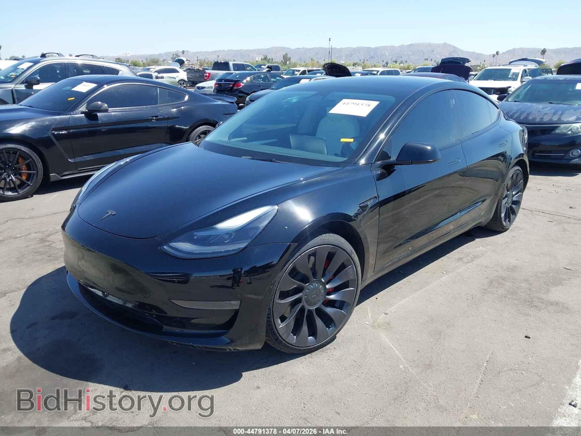 2022 TESLA MODEL 3 - VIN: 5YJ3E1EC2NF138610 - Фото 2