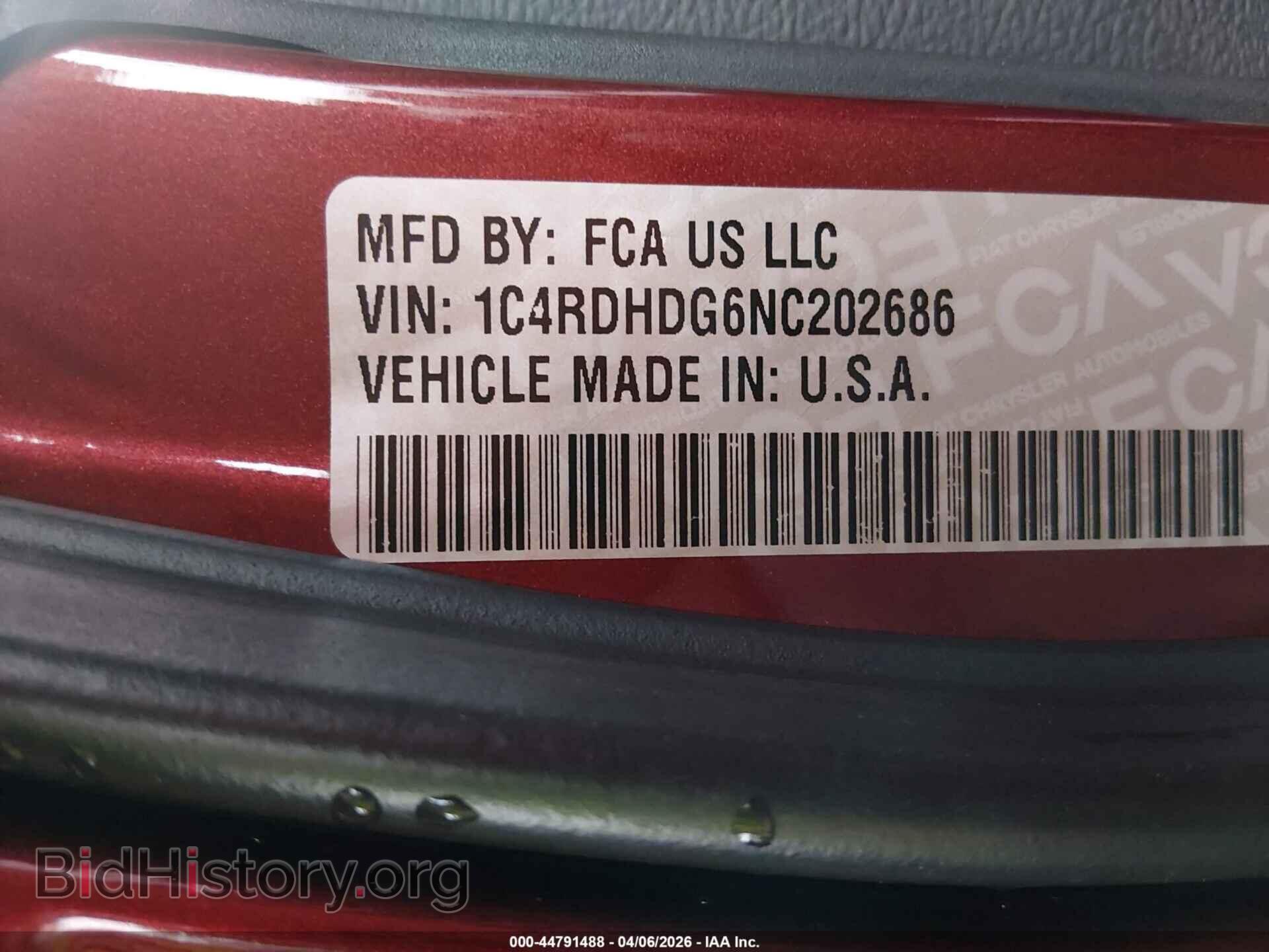 2022 DODGE DURANGO - VIN: 1C4RDHDG6NC202686 - Фото 9