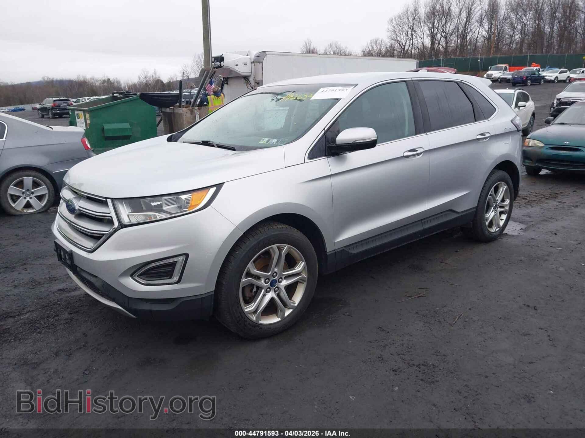 2015 FORD EDGE - VIN: 2FMTK4K9XFBB42675 - Фото 2