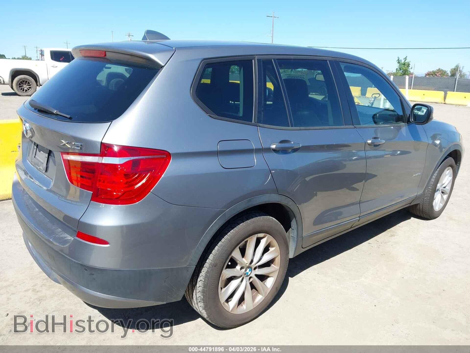 2013 BMW X3 - VIN: 5UXWX9C50D0D03417 - Фото 4