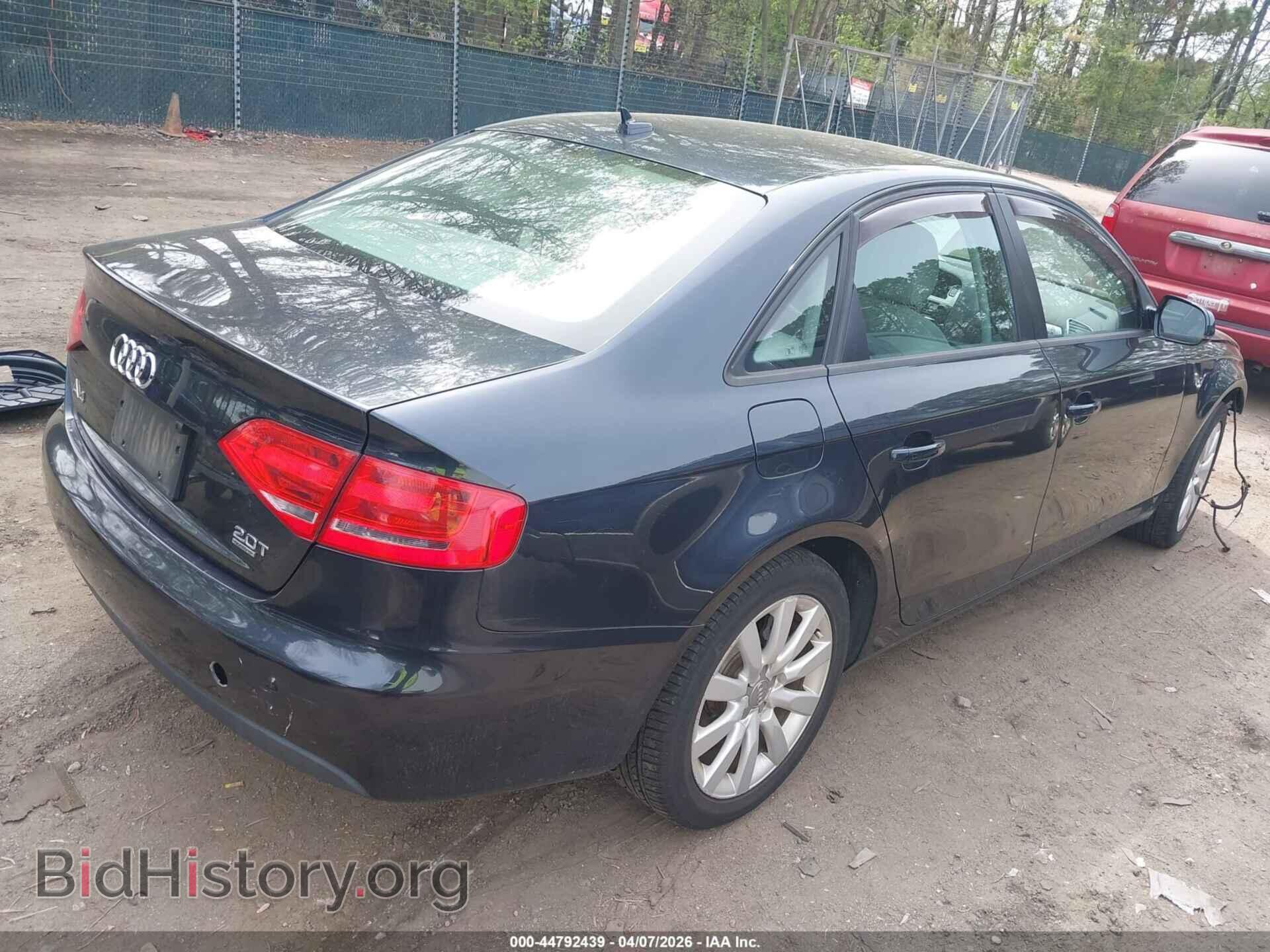 2012 AUDI A4 - VIN: WAUBFAFL8CA117223 - Photo 4