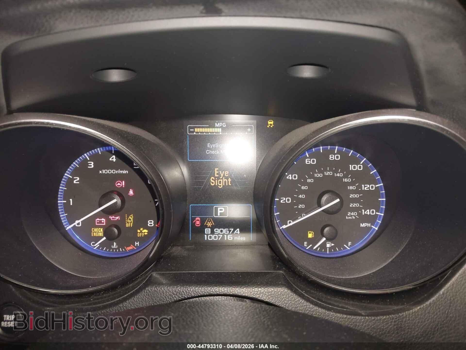 2019 SUBARU OUTBACK - VIN: 4S4BSAFC4K3220720 - Фото 7