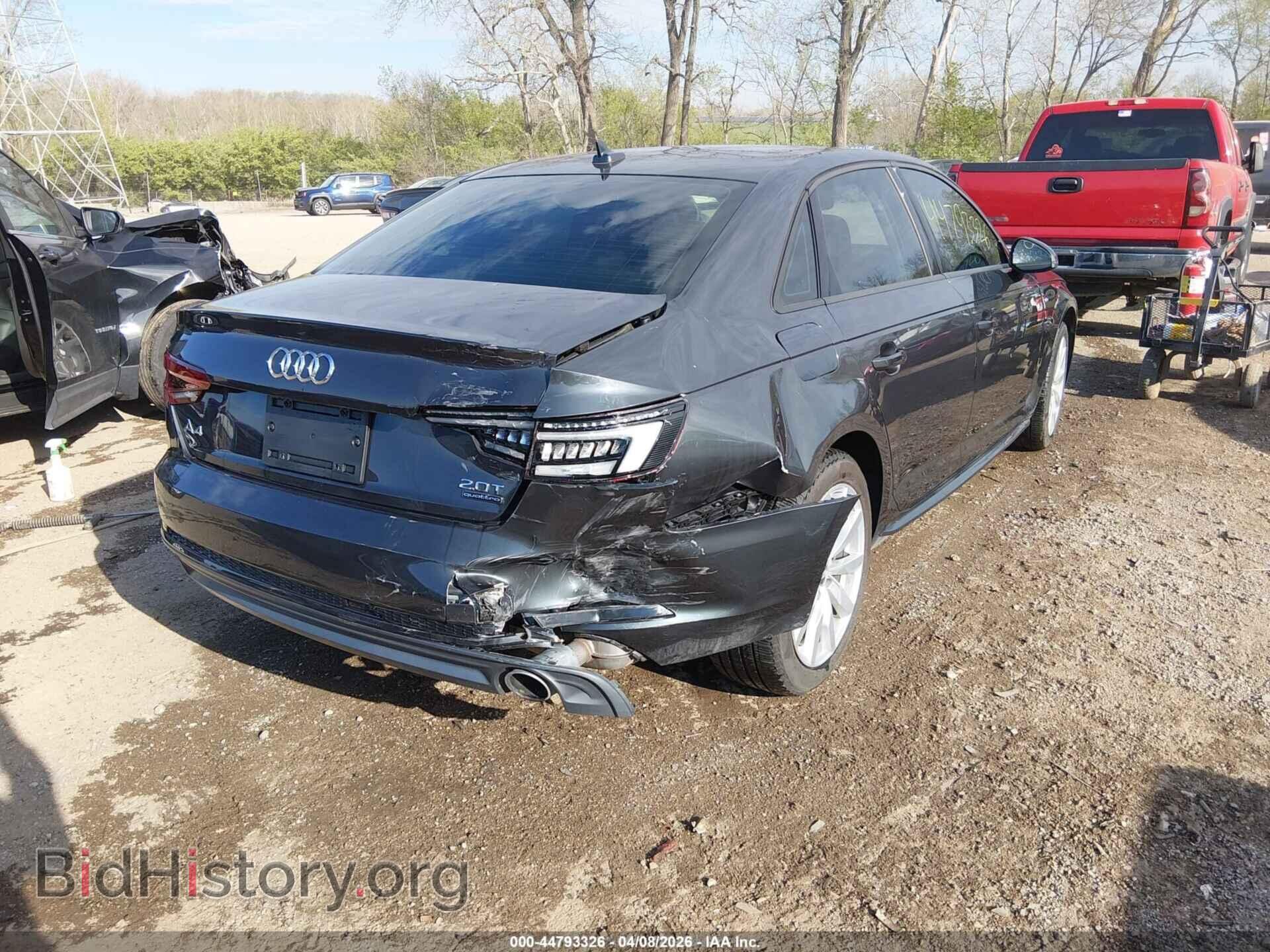 2018 AUDI A4 - VIN: WAUDNAF4XJN018090 - Фото 4