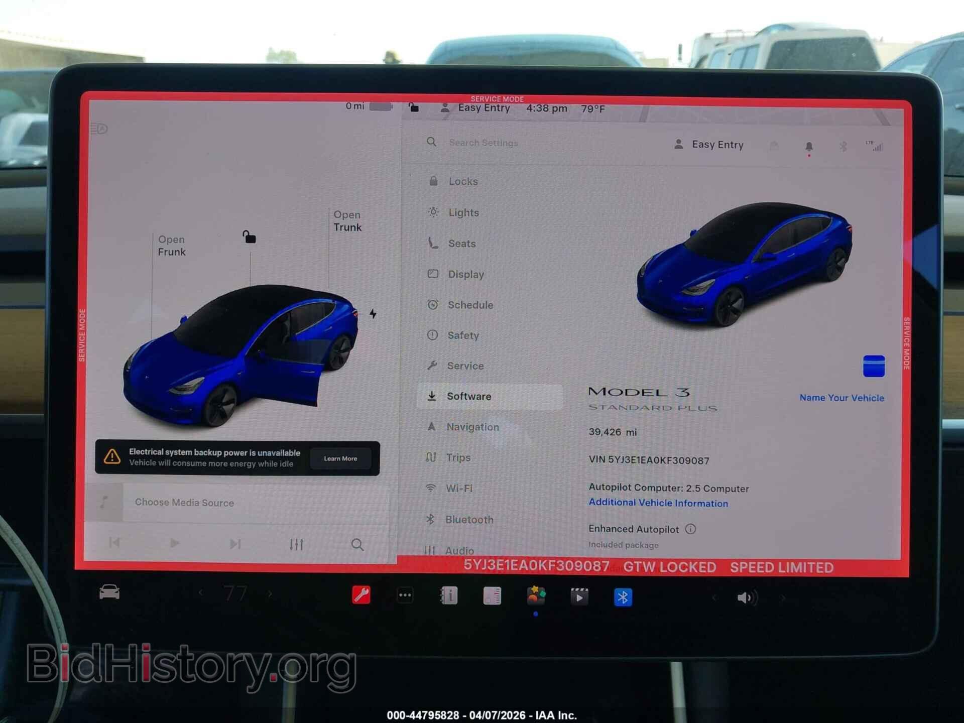 2019 TESLA MODEL 3 - VIN: 5YJ3E1EA0KF309087 - Фото 18