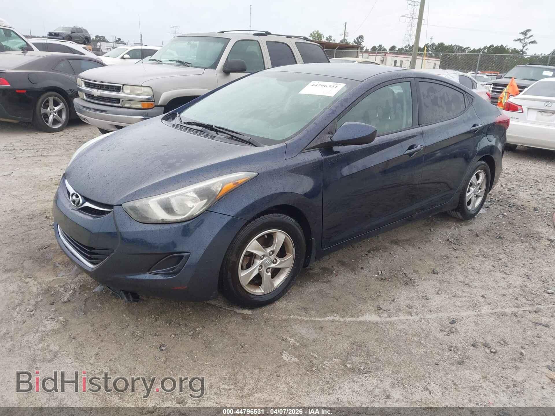 2014 HYUNDAI ELANTRA - VIN: 5NPDH4AE1EH538504 - Фото 2