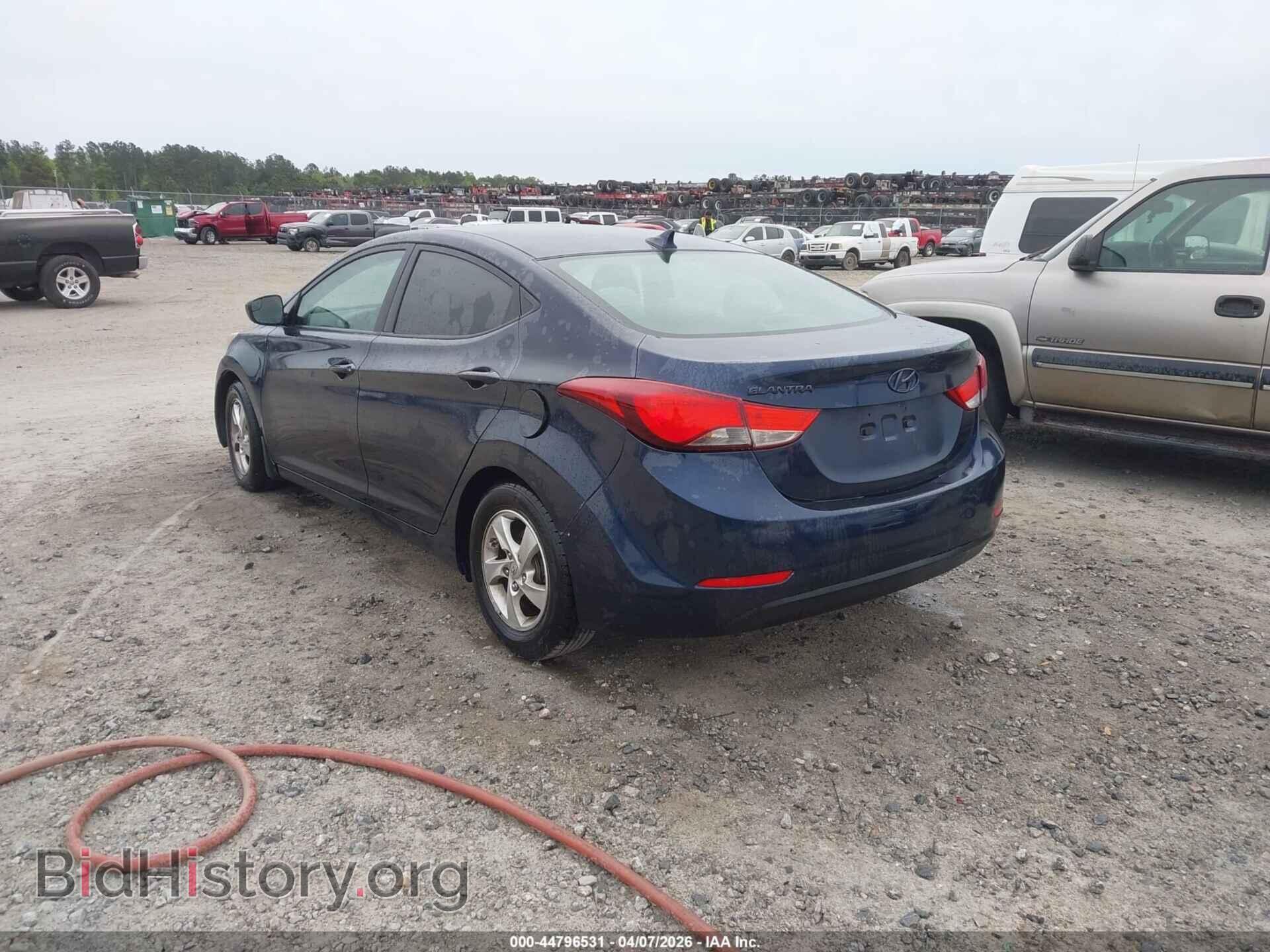 2014 HYUNDAI ELANTRA - VIN: 5NPDH4AE1EH538504 - Фото 3