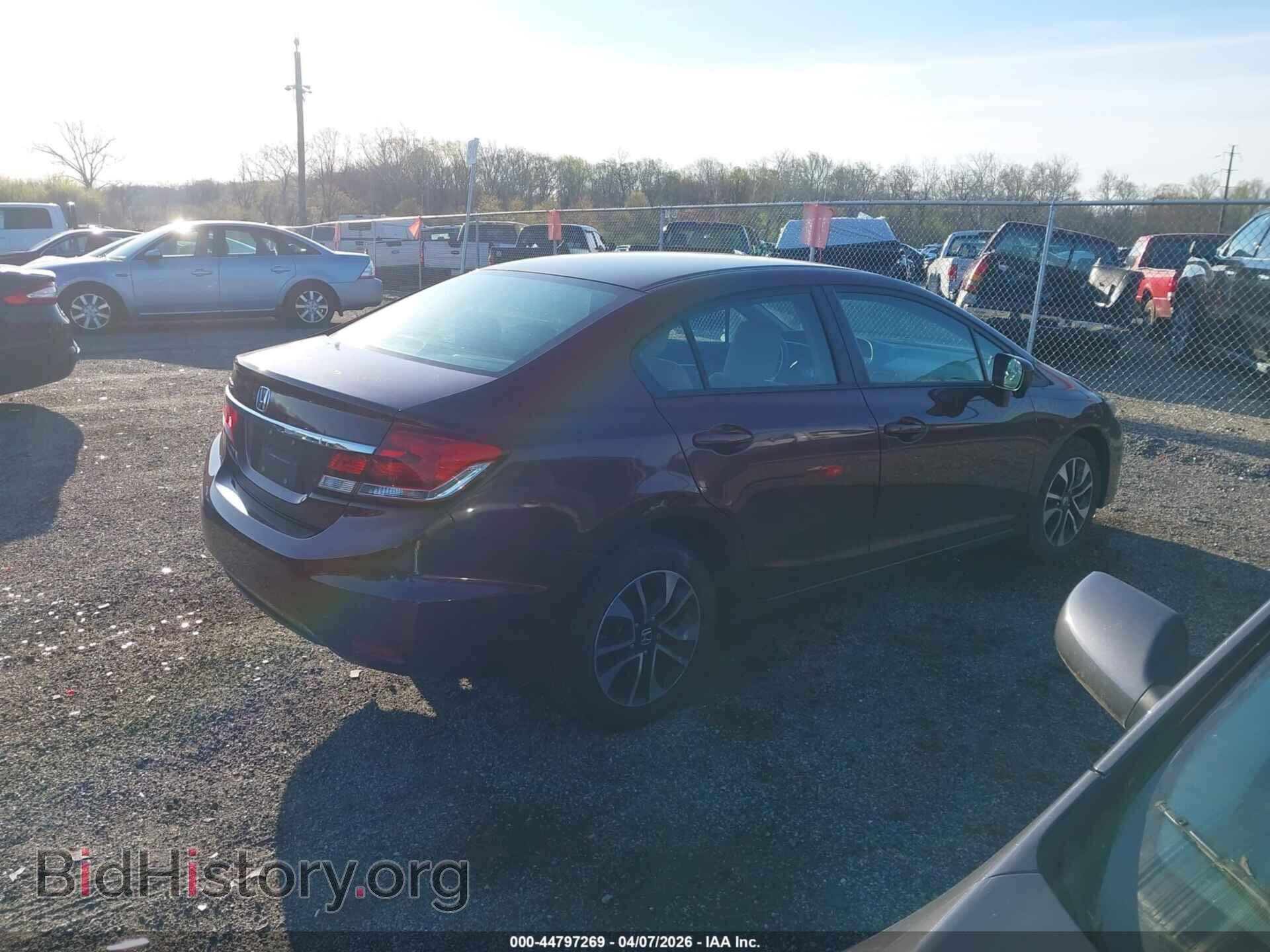2014 HONDA CIVIC - VIN: 19XFB2F8XEE237803 - Фото 4