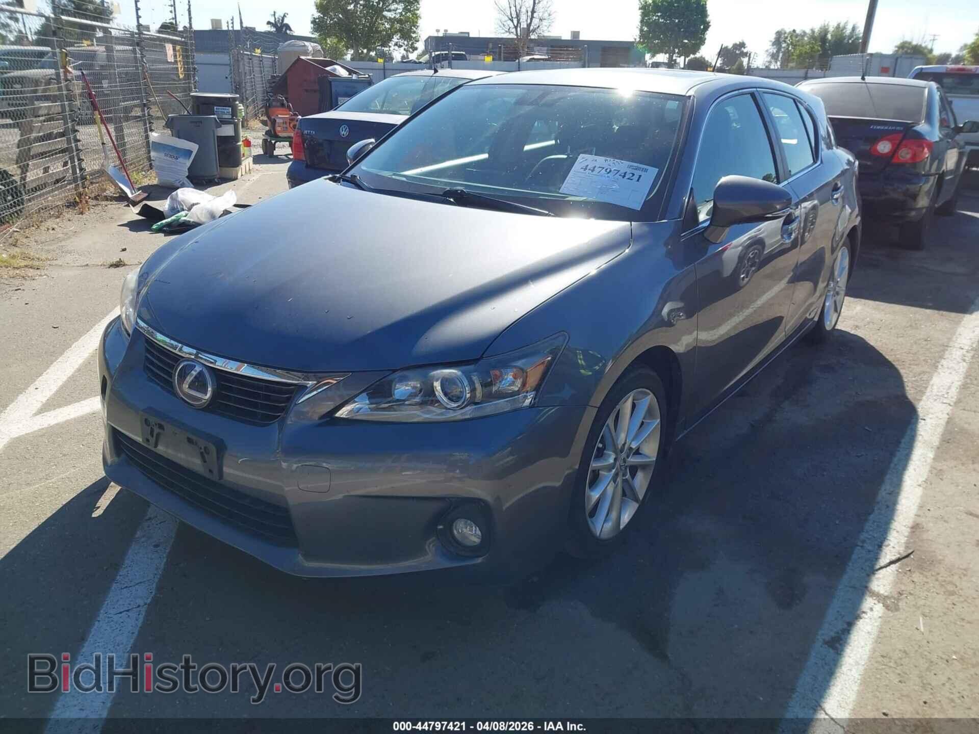 2012 LEXUS CT 200H - VIN: JTHKD5BH5C2111650 - Фото 2