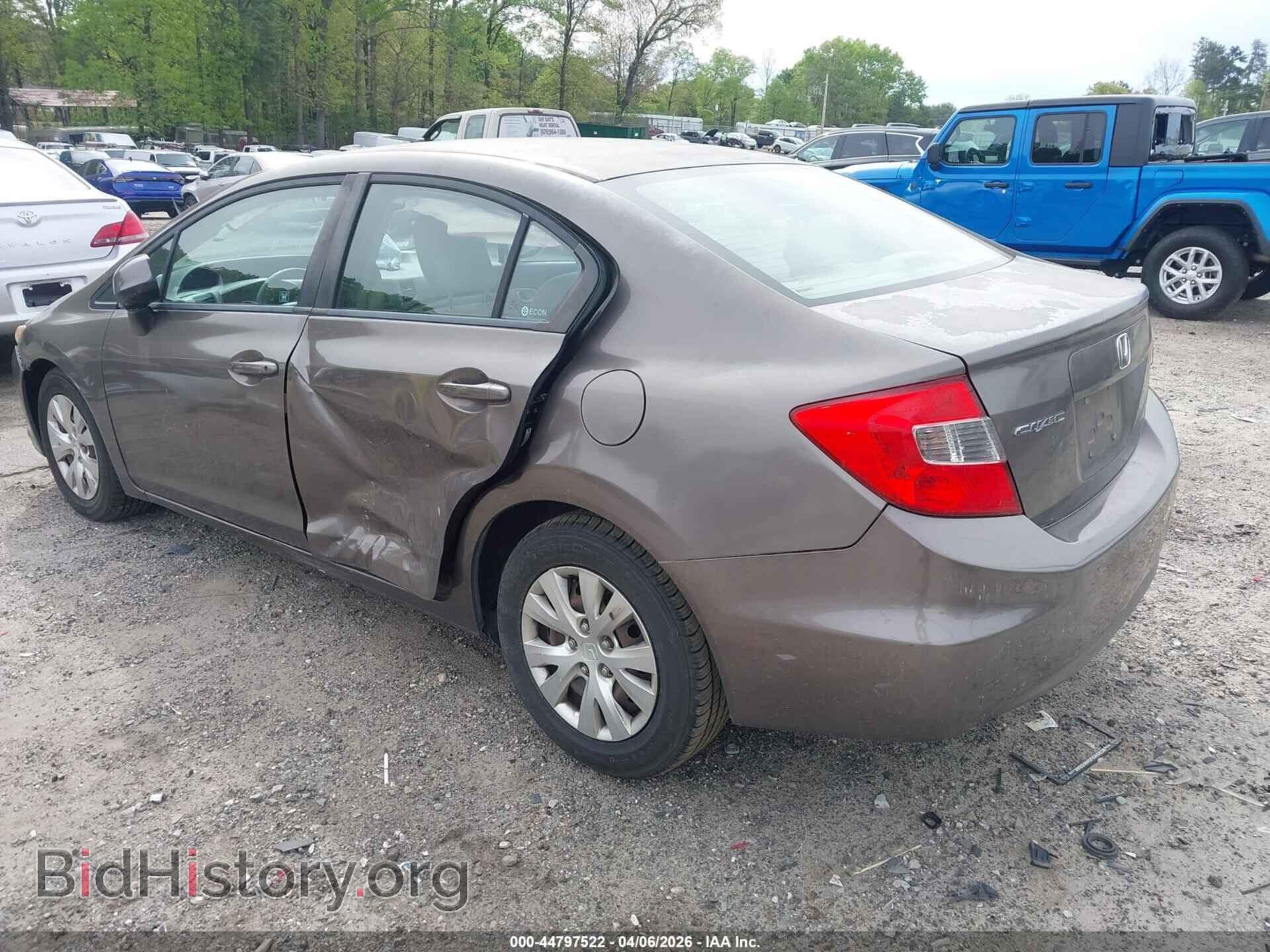 2012 HONDA CIVIC - VIN: 2HGFB2F59CH560605 - Photo 3