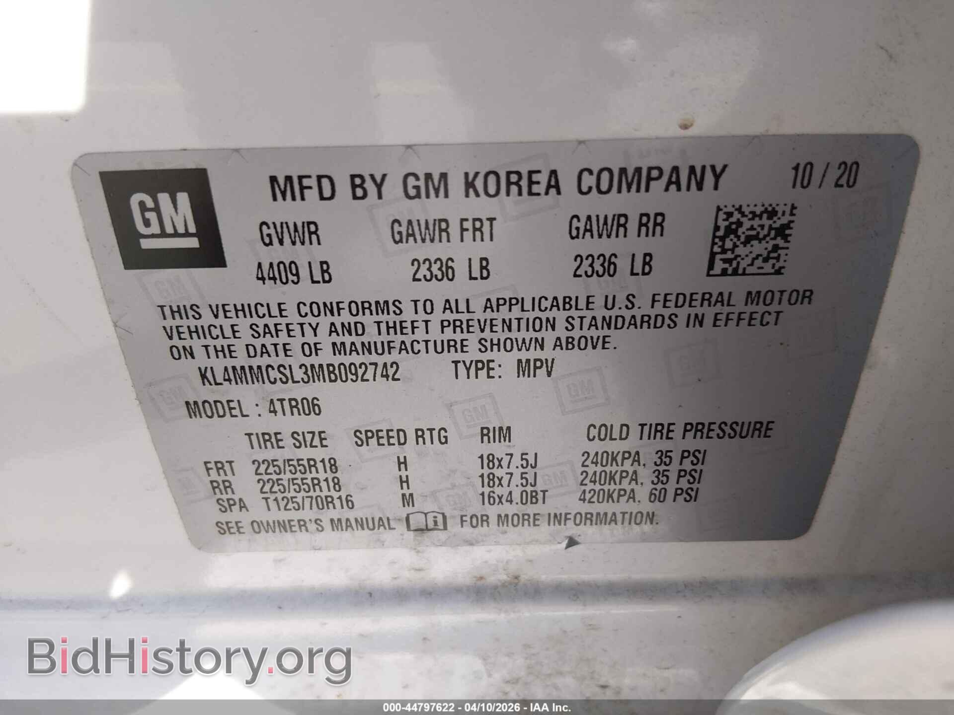 2021 BUICK ENCORE GX - VIN: KL4MMCSL3MB092742 - Photo 9
