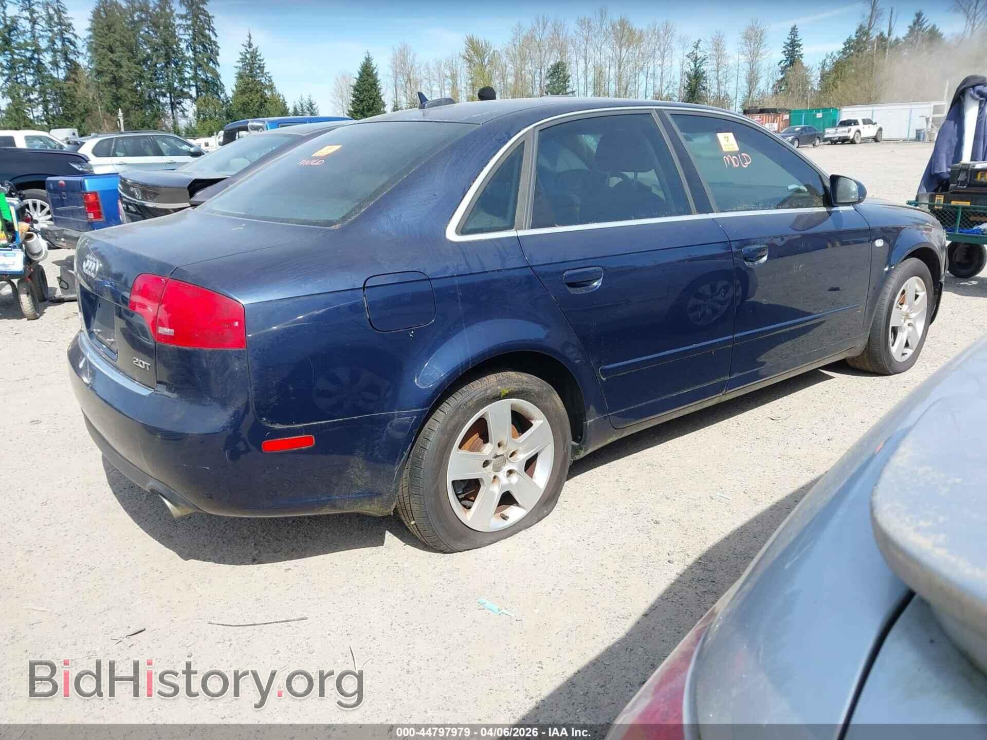 2006 AUDI A4 - VIN: WAUAF78E86A272372 - Фото 4