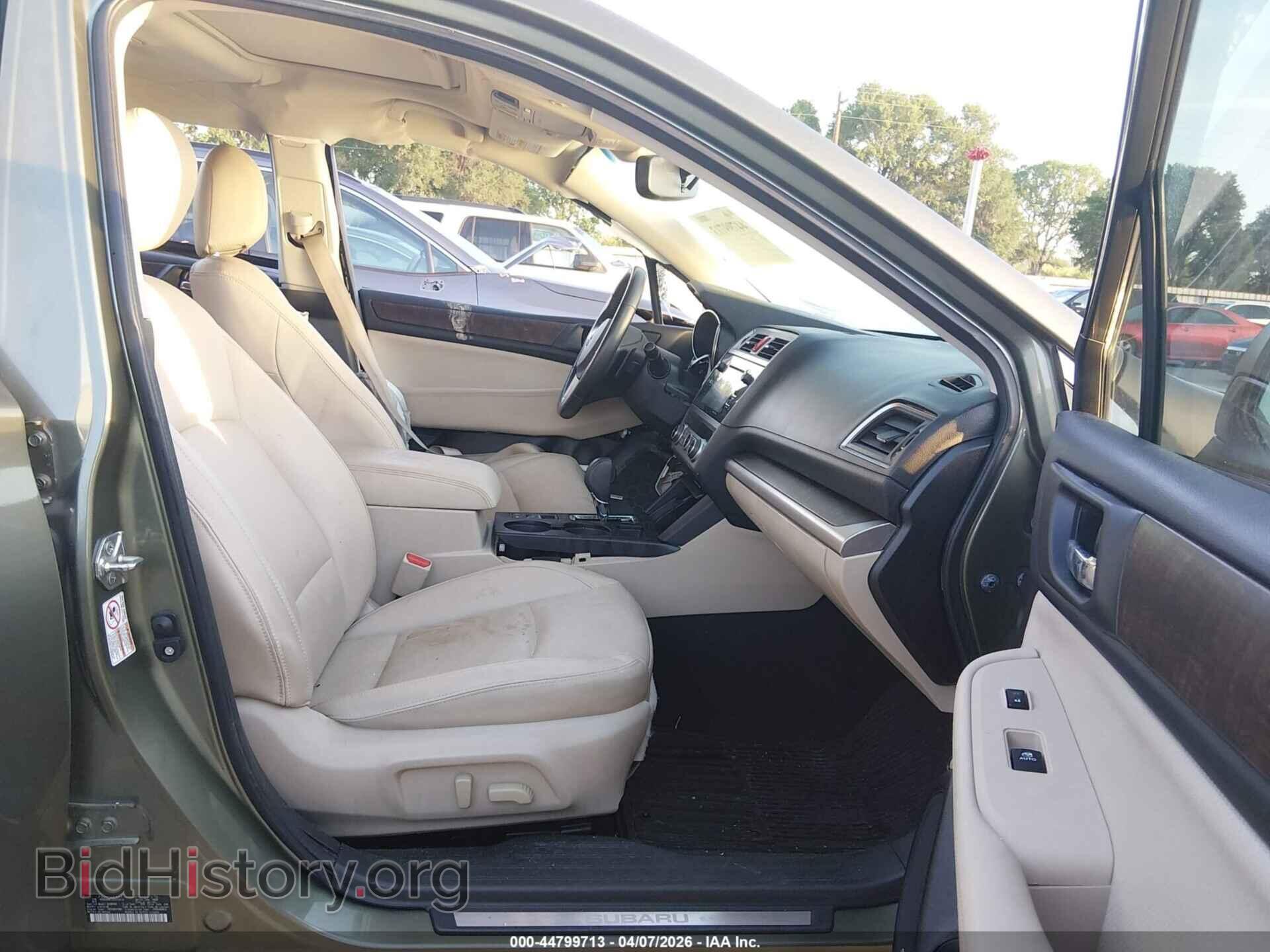 2016 SUBARU OUTBACK - VIN: 4S4BSBNC2G3230516 - Фото 5