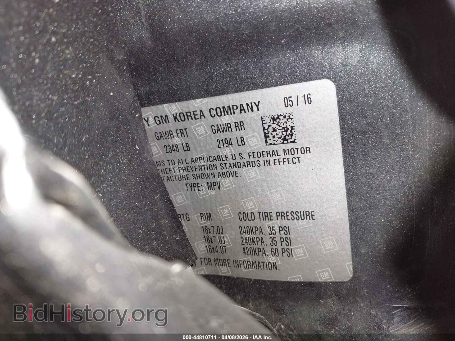 2016 BUICK ENCORE - VIN: KL4CJASBXGB706268 - Photo 9