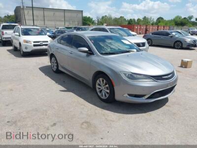 2015 Chrysler 200 C, серый — VIN 1C3CCCCB0FN544890, IAAI