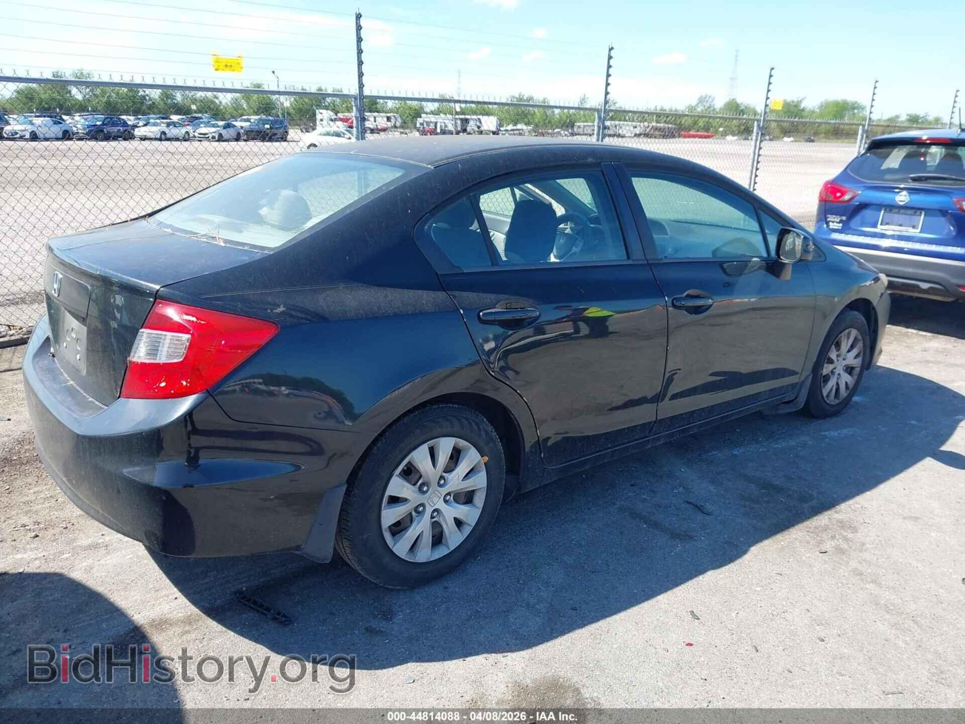 2012 HONDA CIVIC - VIN: 19XFB2F56CE027931 - Фото 4