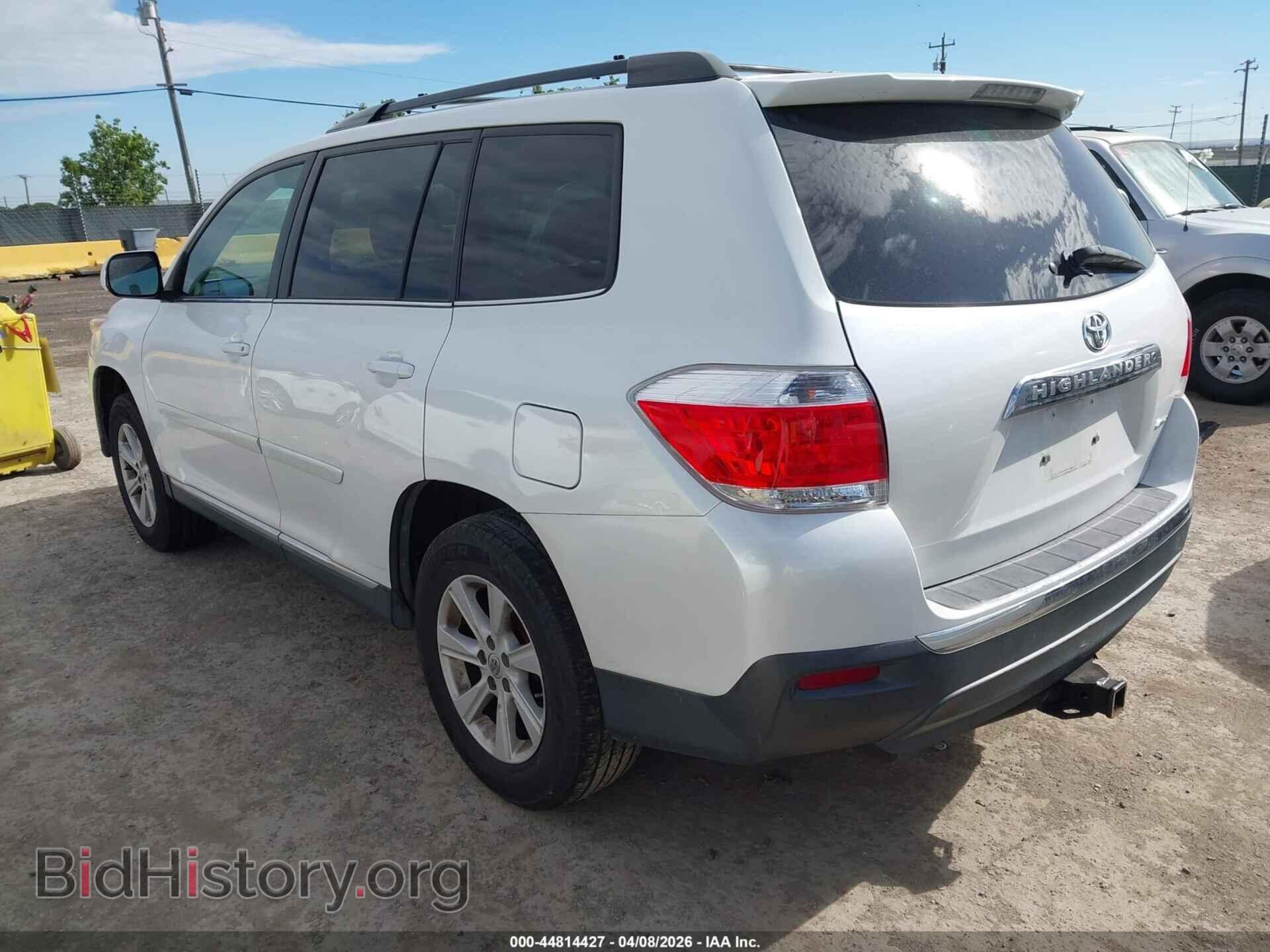 2012 TOYOTA HIGHLANDER - VIN: 5TDBK3EH0CS098824 - Фото 3