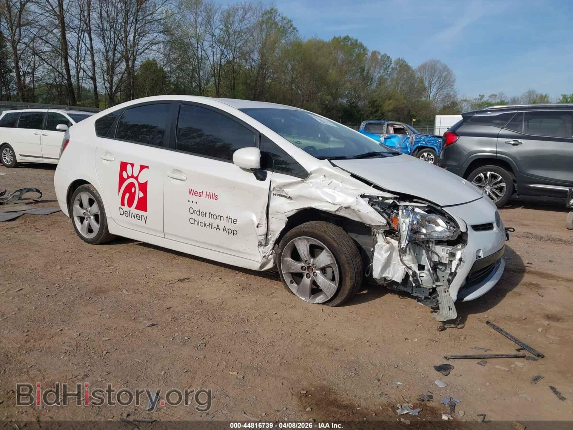 Photo JTDKN3DU3C5492202 - TOYOTA PRIUS 2012