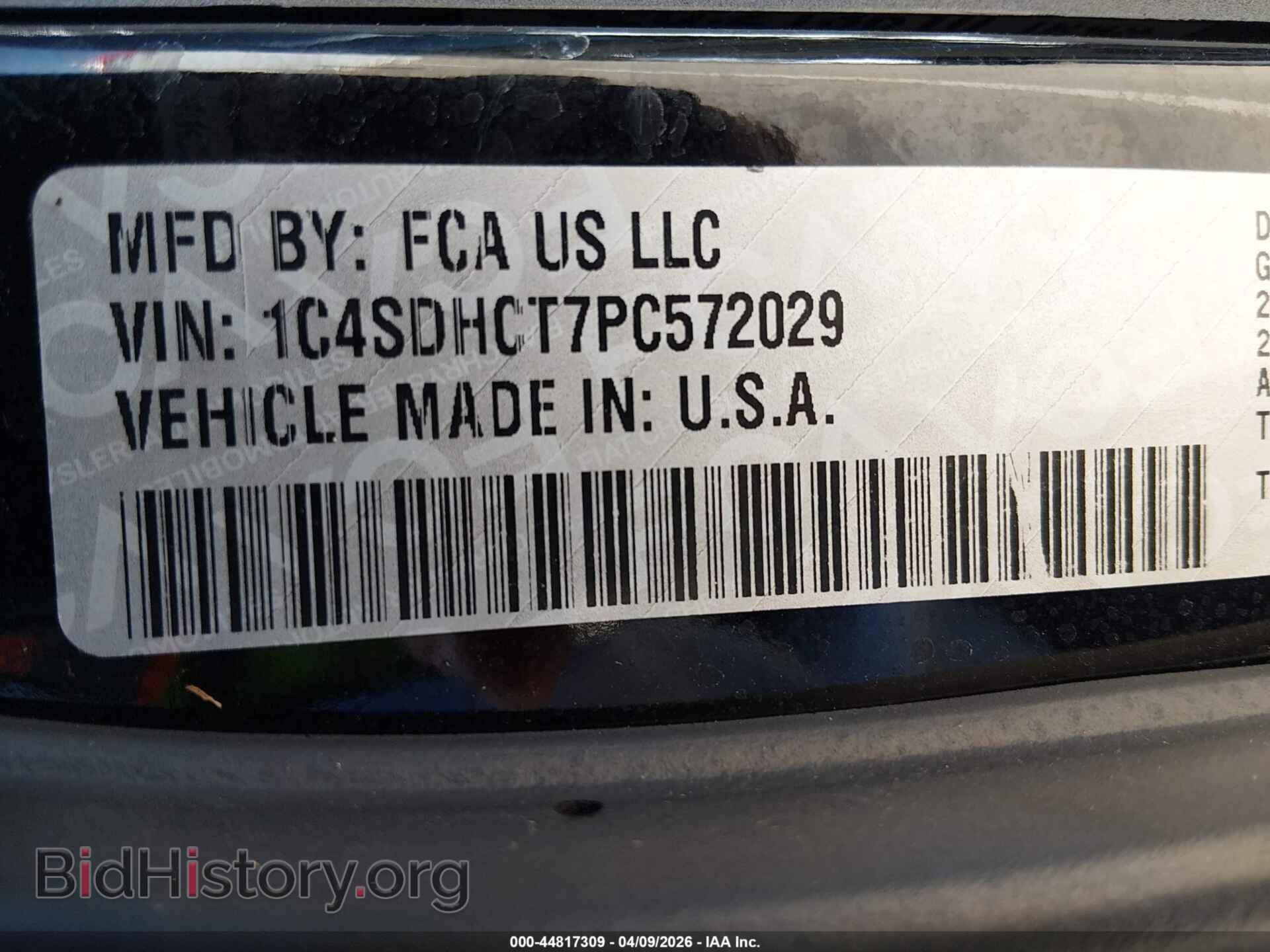 2023 DODGE DURANGO - VIN: 1C4SDHCT7PC572029 - Photo 9
