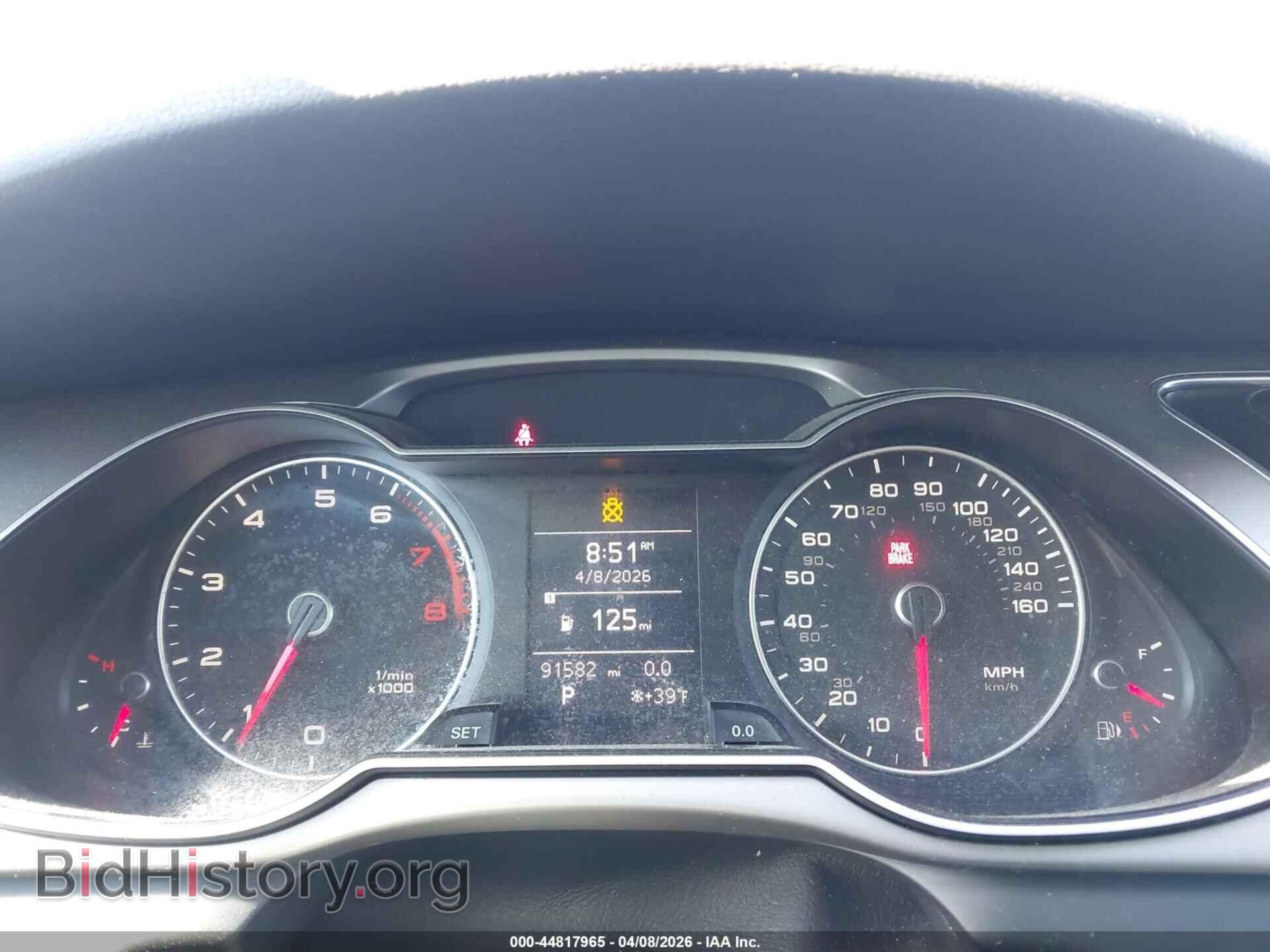 2013 AUDI A4 - VIN: WAUAFAFL2DN010240 - Фото 7