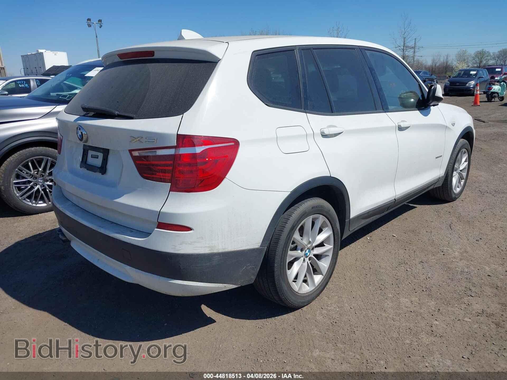 2013 BMW X3 - VIN: 5UXWX9C57DL874348 - Фото 4