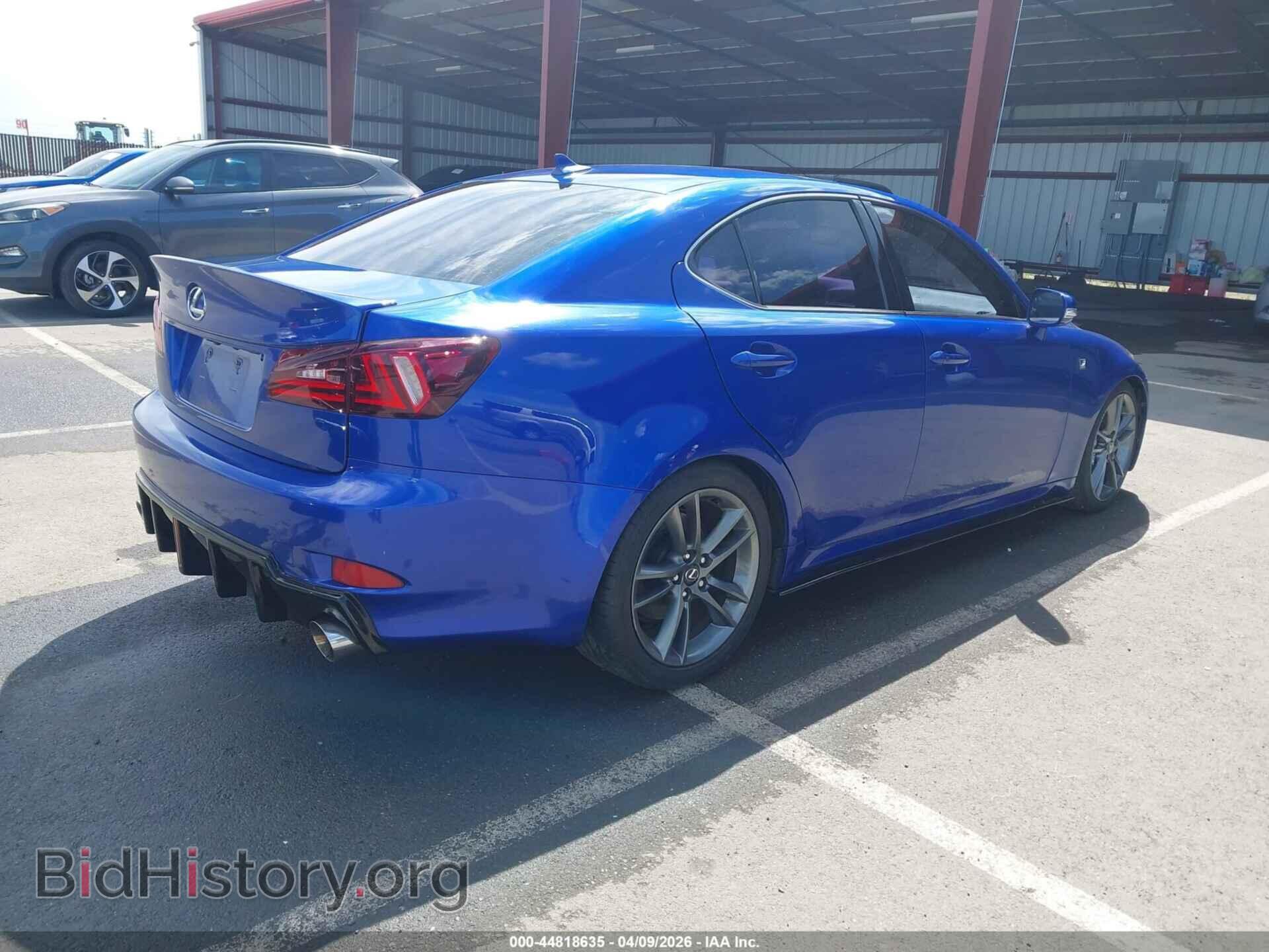 2012 LEXUS IS 350 - VIN: JTHBE5C24C5028619 - Фото 4
