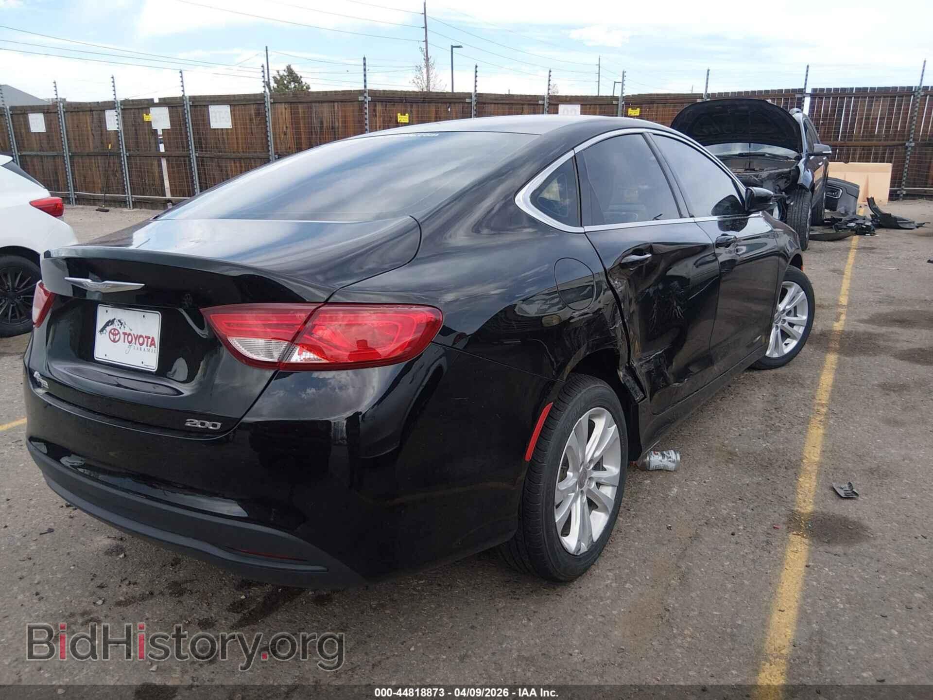 2016 CHRYSLER 200 - VIN: 1C3CCCFB9GN194401 - Photo 4