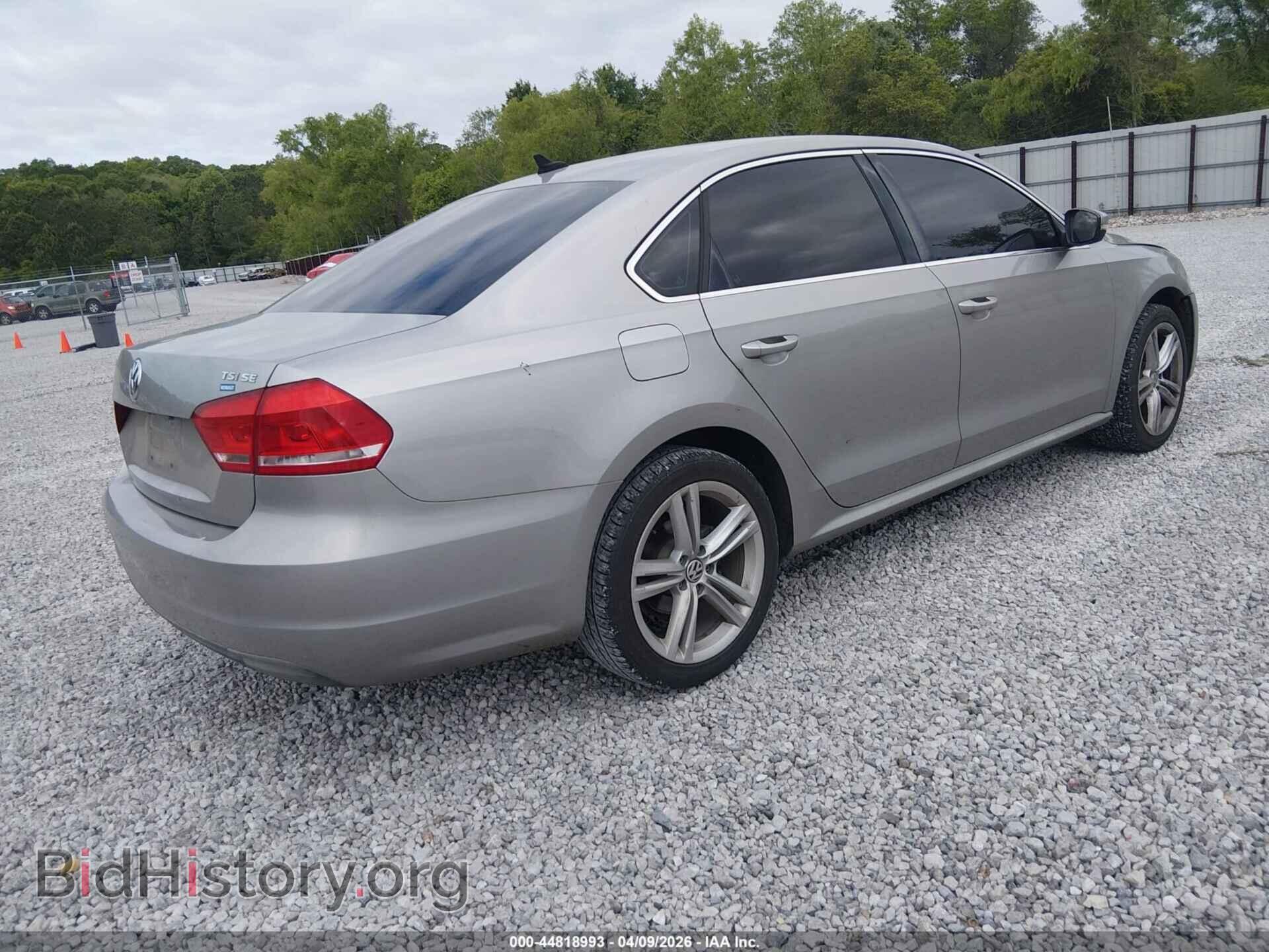 2014 VOLKSWAGEN PASSAT - VIN: 1VWBS7A30EC028954 - Фото 4