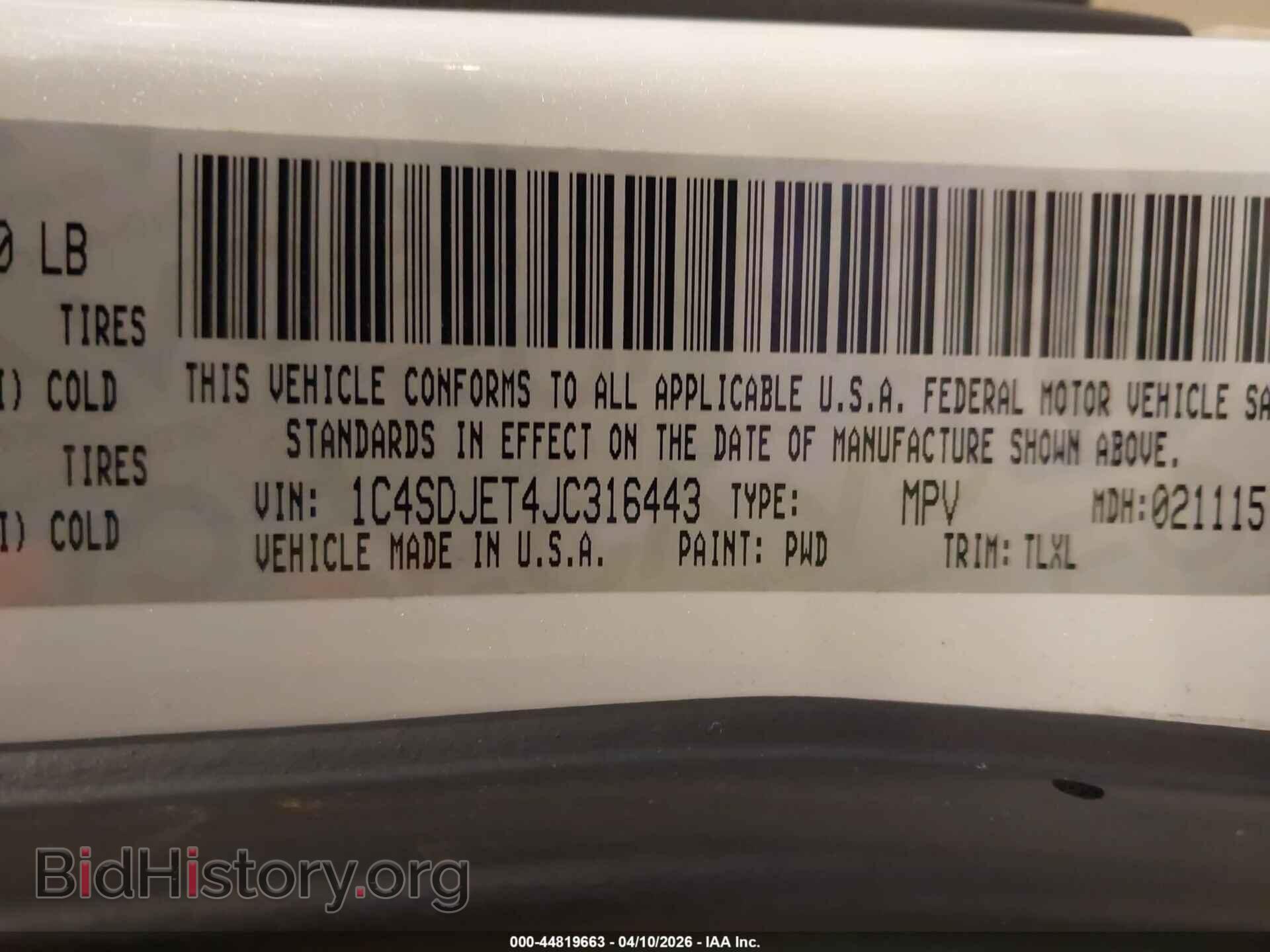 2018 DODGE DURANGO - VIN: 1C4SDJET4JC316443 - Фото 9