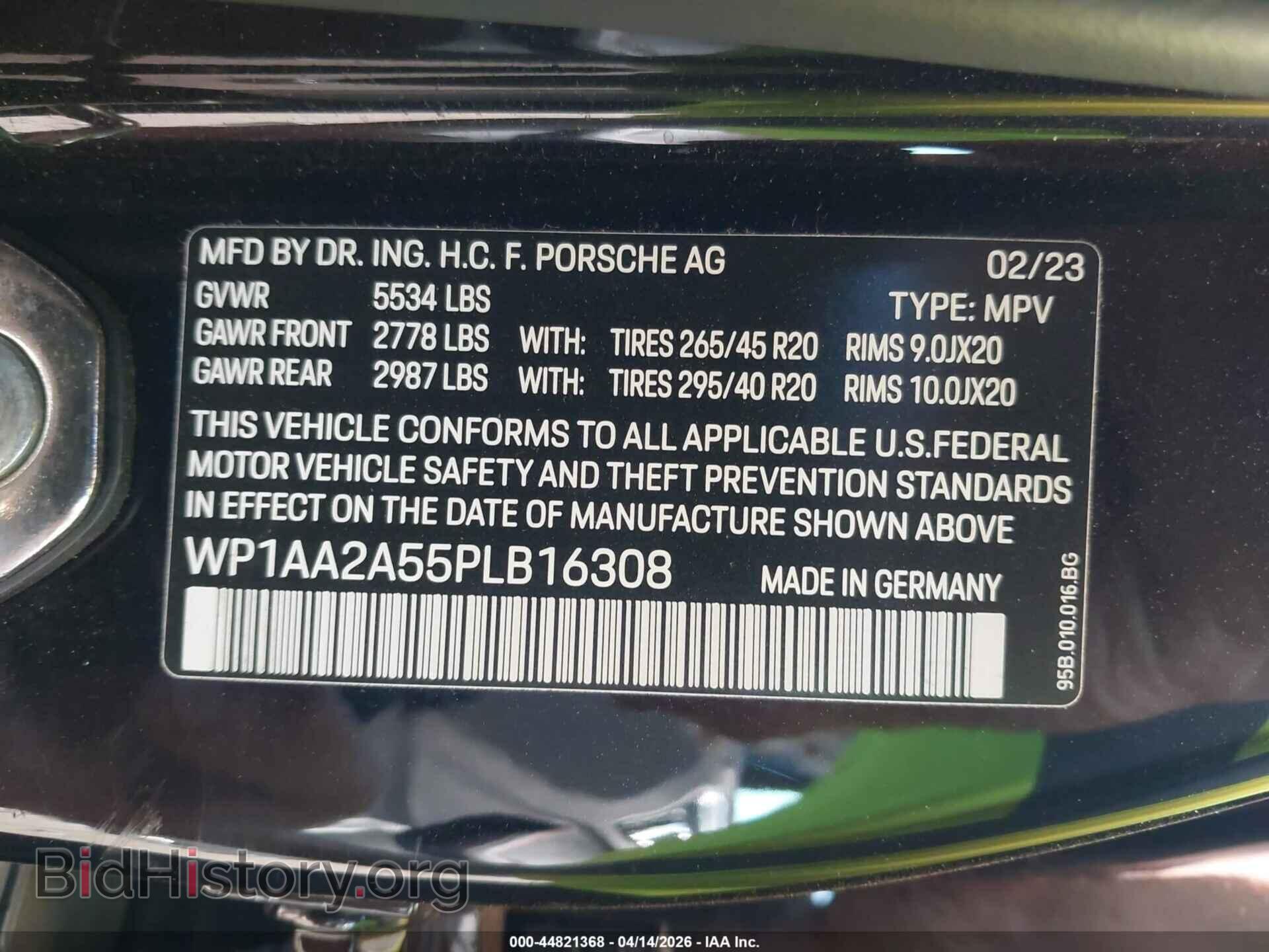 2023 PORSCHE MACAN - VIN: WP1AA2A55PLB16308 - Photo 9