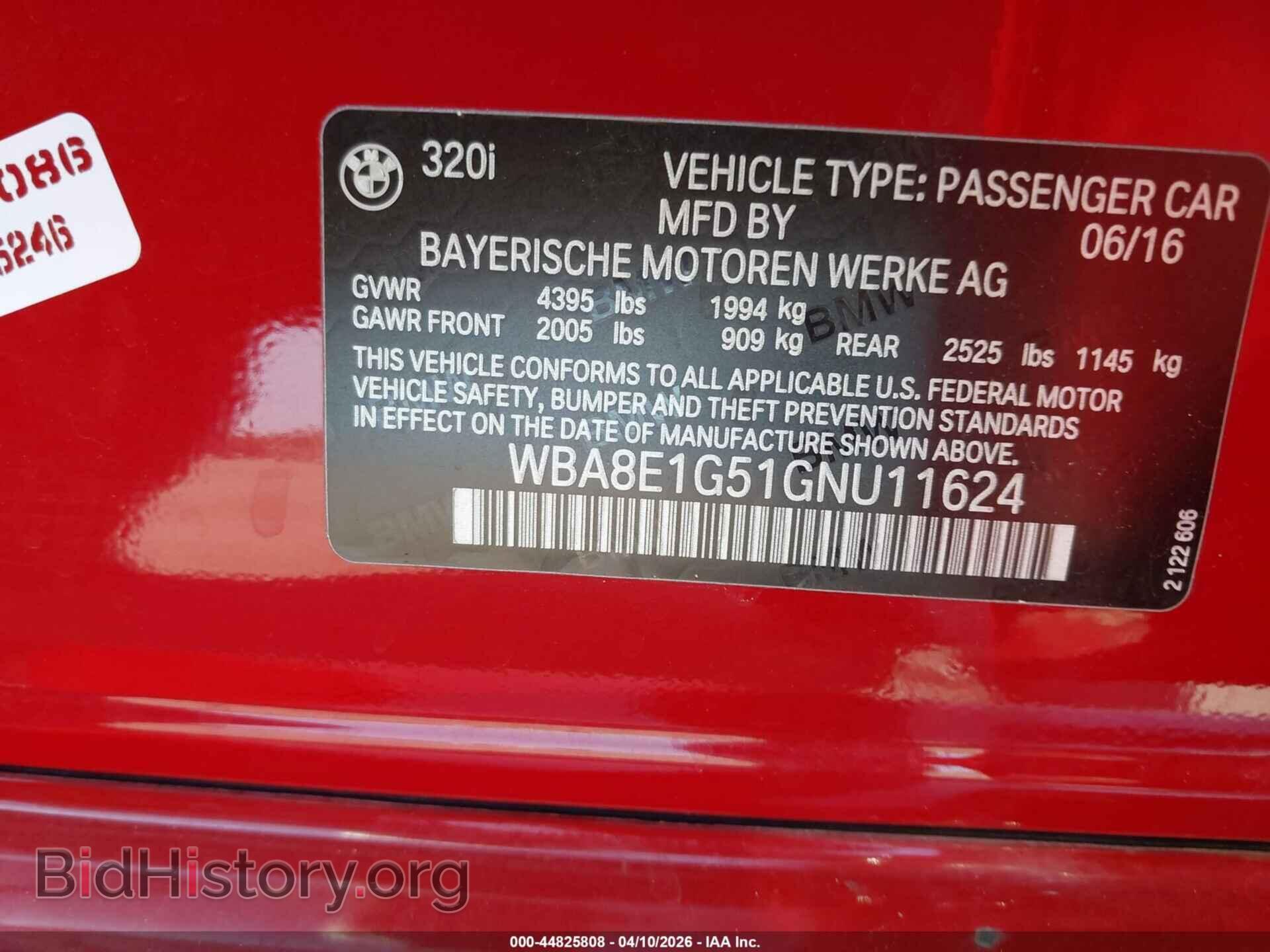 2016 BMW 320I - VIN: WBA8E1G51GNU11624 - Photo 9