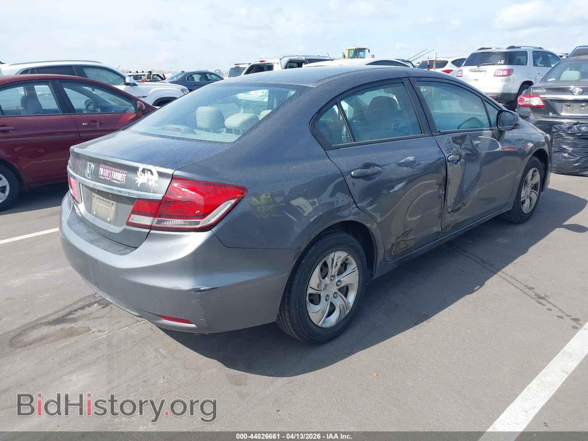 2013 HONDA CIVIC - VIN: 19XFB2F53DE281565 - Фото 4
