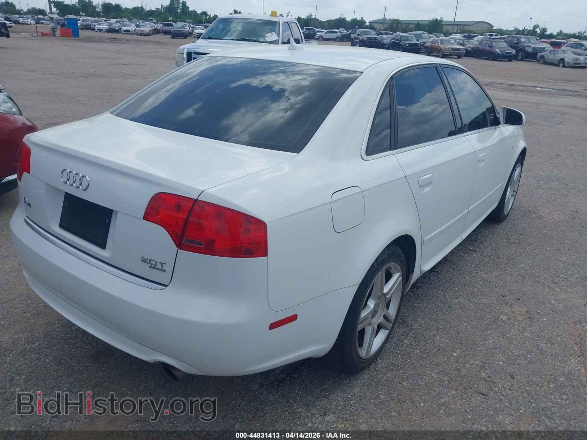2008 AUDI A4 - VIN: WAUDF78E28A058302 - Фото 4