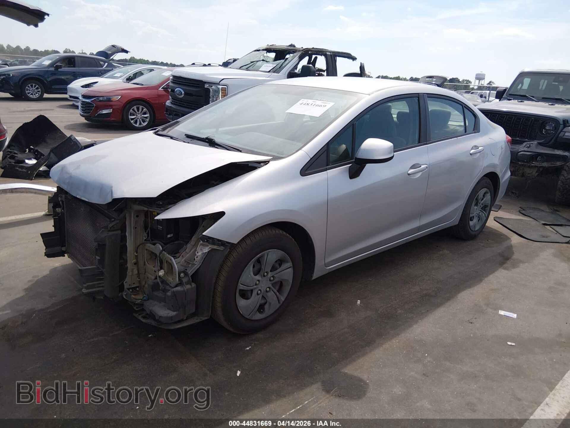 2013 HONDA CIVIC - VIN: 2HGFB2F54DH548024 - Фото 2