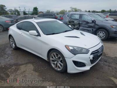 2013 Hyundai GENESIS 2.0T Premium, белый — VIN KMHHT6KD4DU086453, IAAI