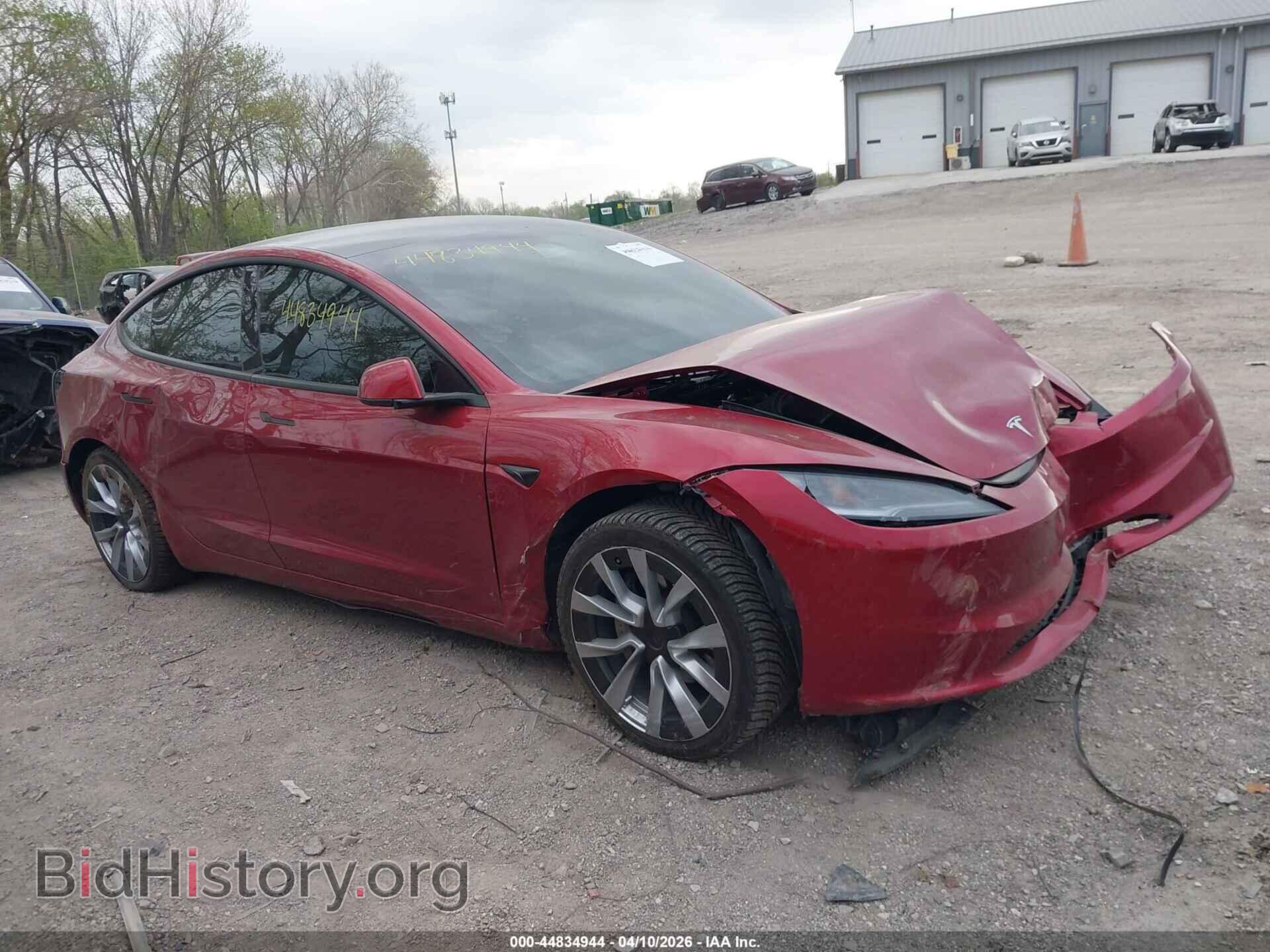 Фотография 5YJ3E1EB7RF825997 - TESLA MODEL 3 2024