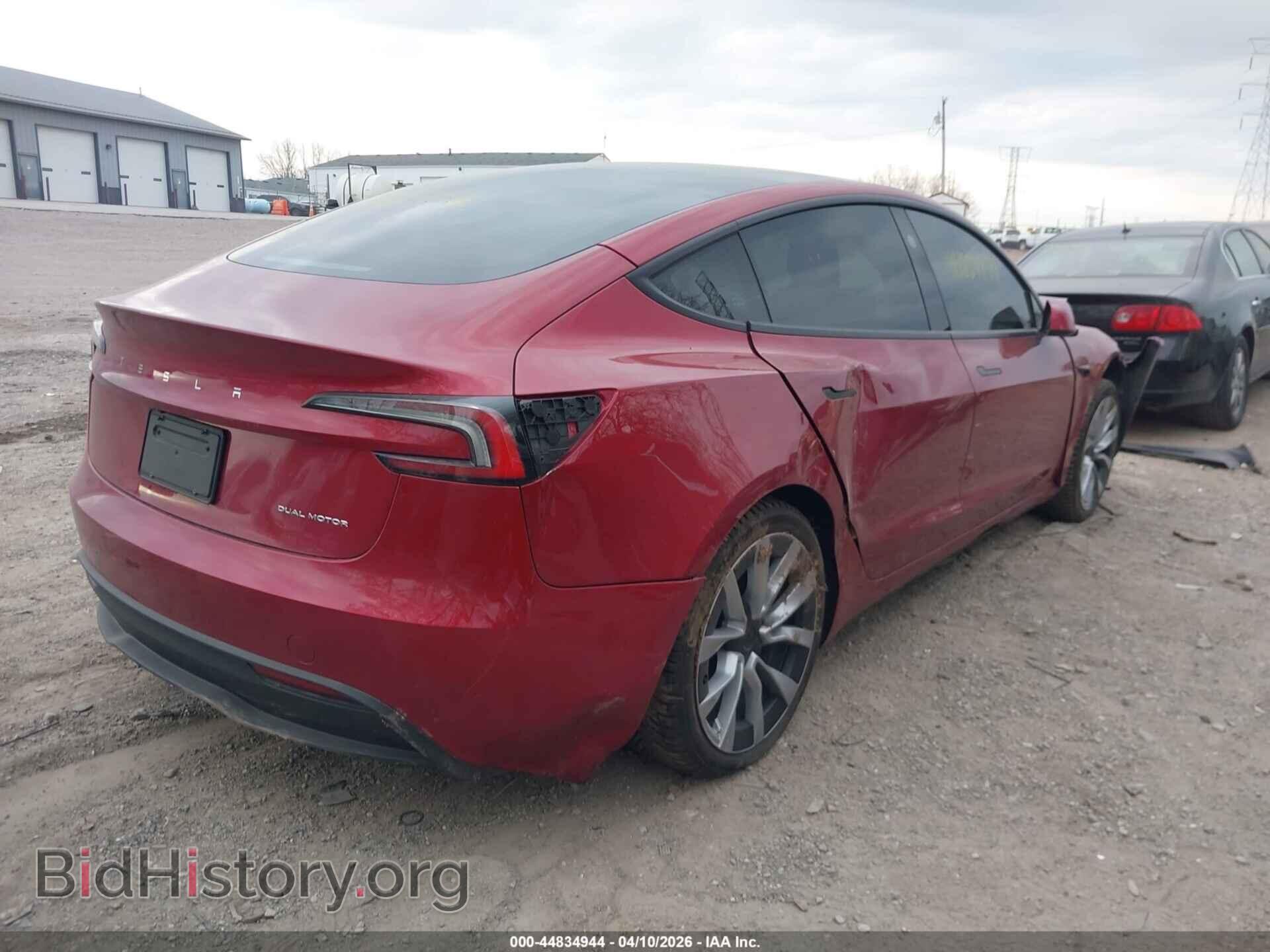 2024 TESLA MODEL 3 - VIN: 5YJ3E1EB7RF825997 - Фото 4