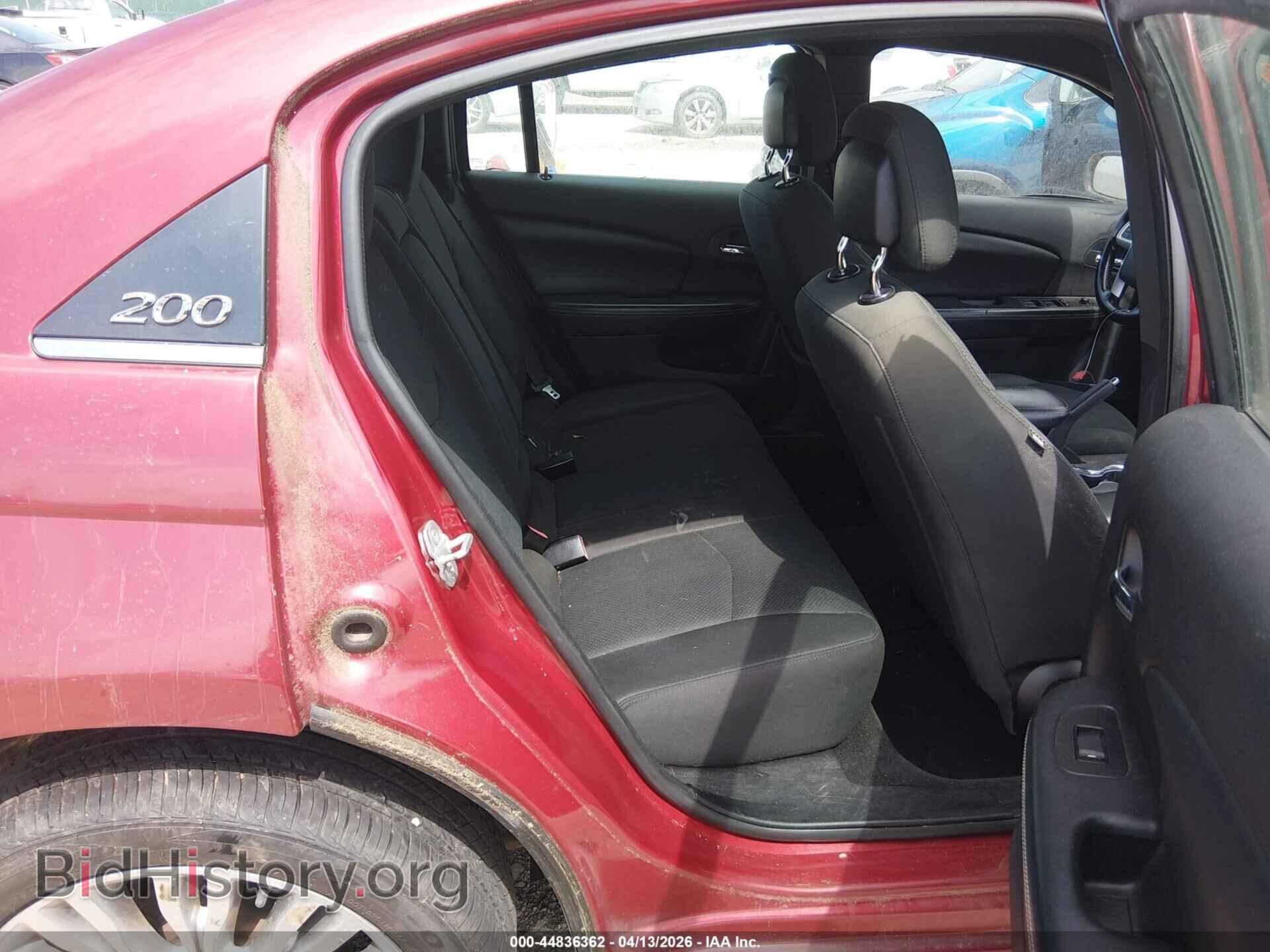 2012 CHRYSLER 200 - VIN: 1C3CCBCBXCN171864 - Фото 8