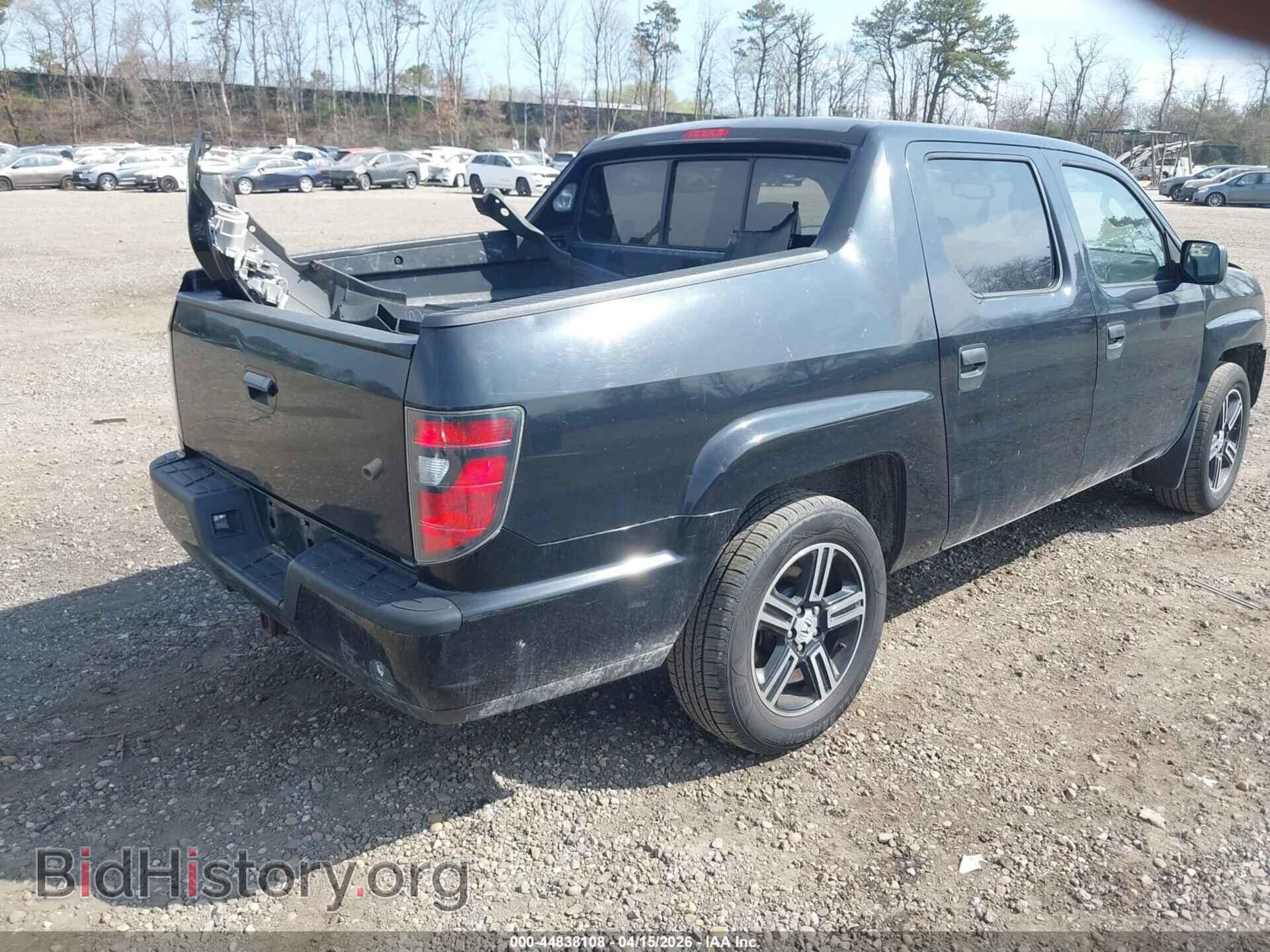 2013 HONDA RIDGELINE - VIN: 5FPYK1F72DB014214 - Фото 4