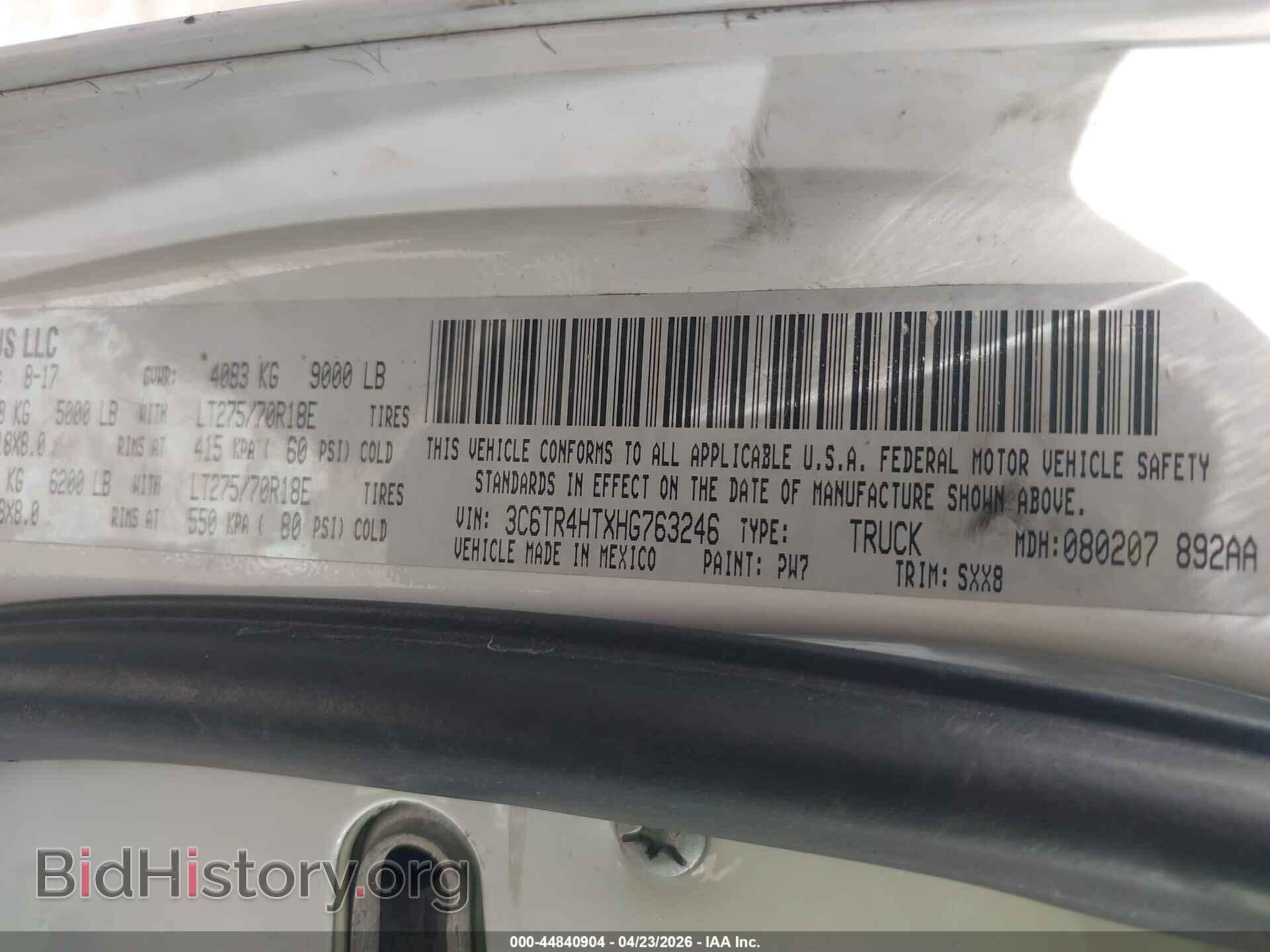 2017 RAM 2500 - VIN: 3C6TR4HTXHG763246 - Фото 9