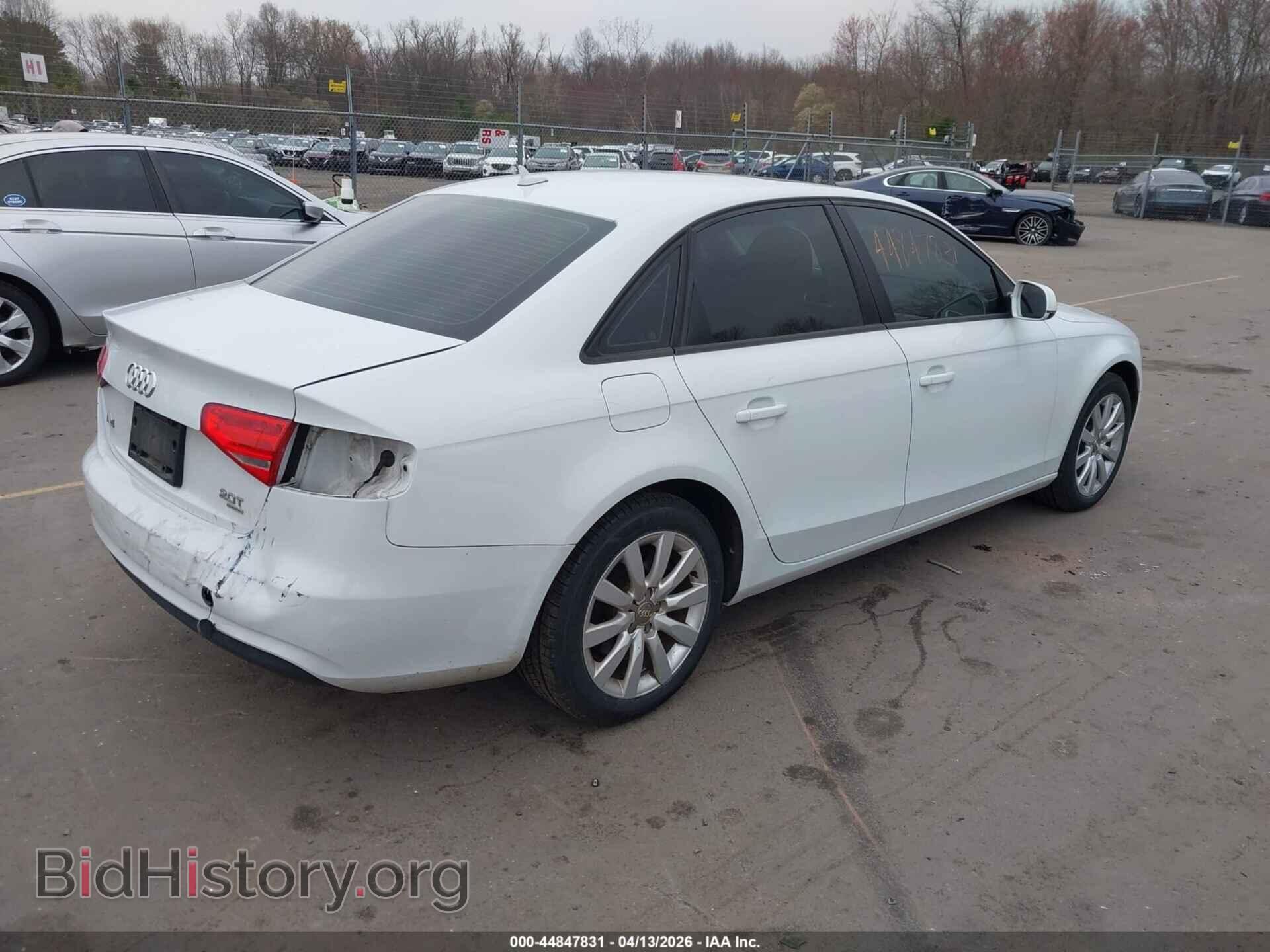 2013 AUDI A4 - VIN: WAUBFAFL7DN008388 - Фото 4