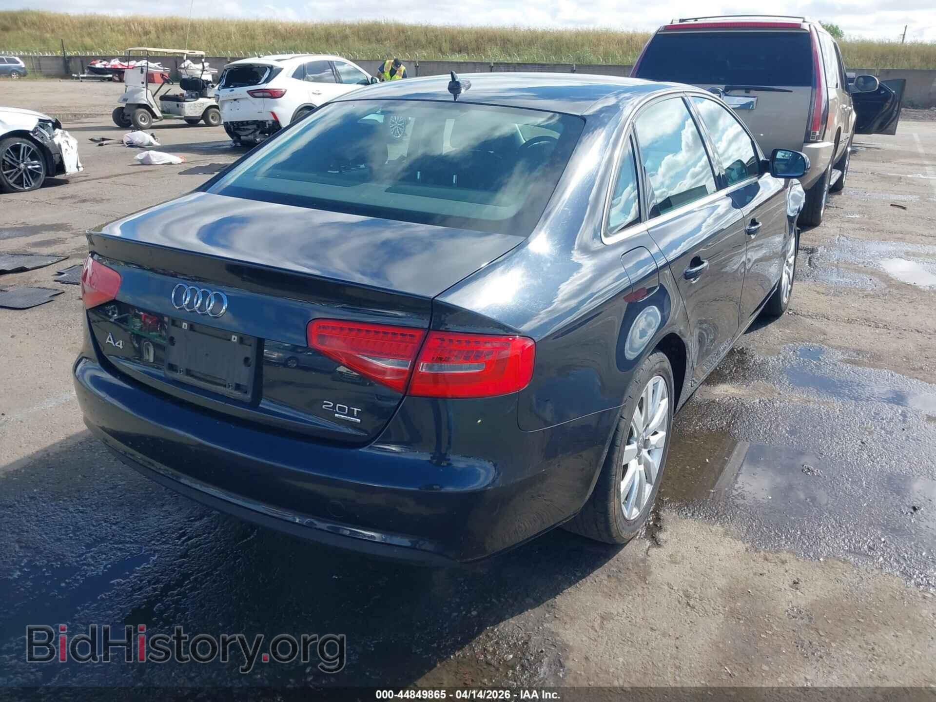2013 AUDI A4 - VIN: WAUBFAFLXDN003802 - Фото 4