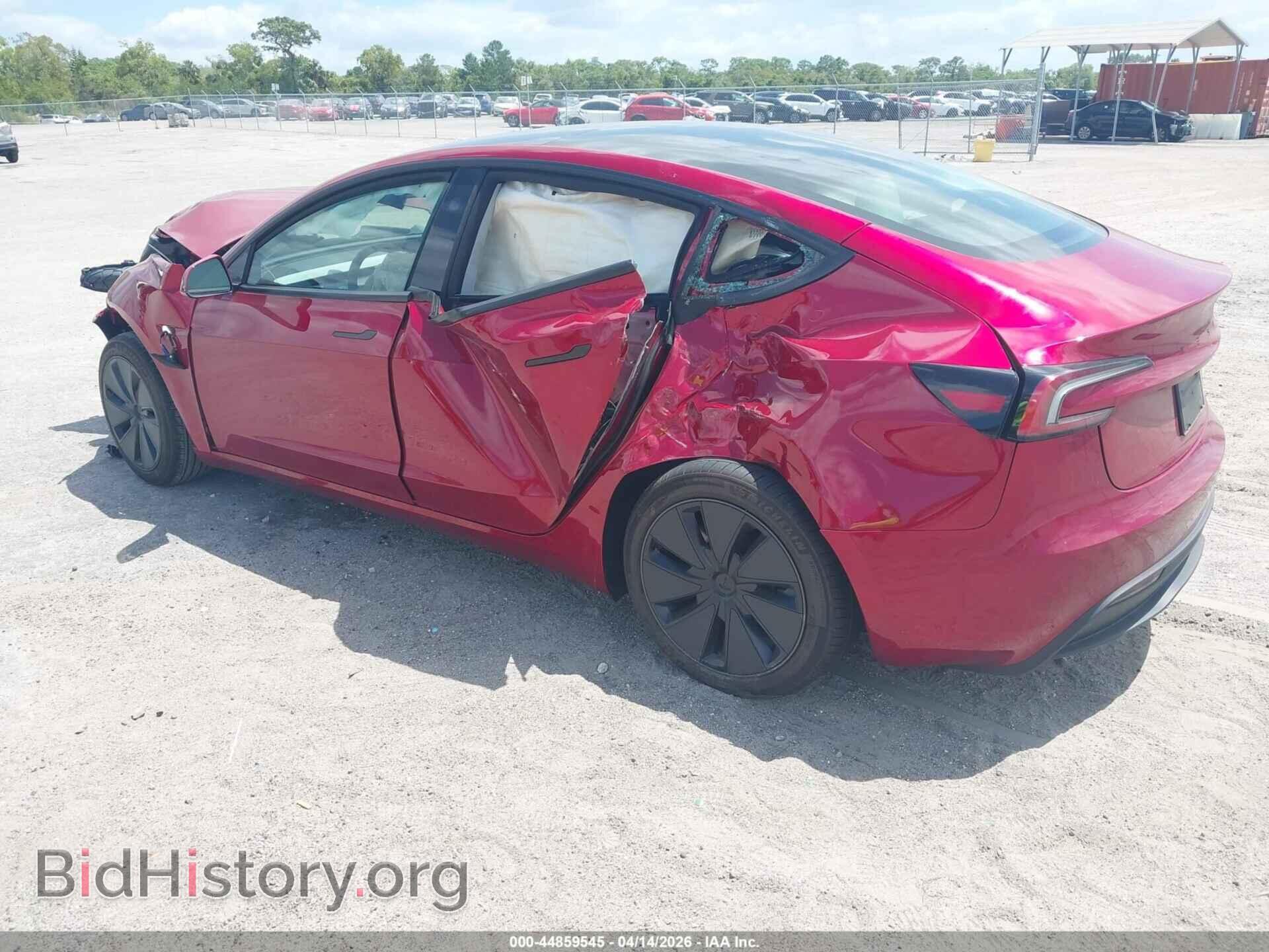 2026 TESLA MODEL 3 - VIN: 5YJ3E1EA0TF140075 - Photo 3