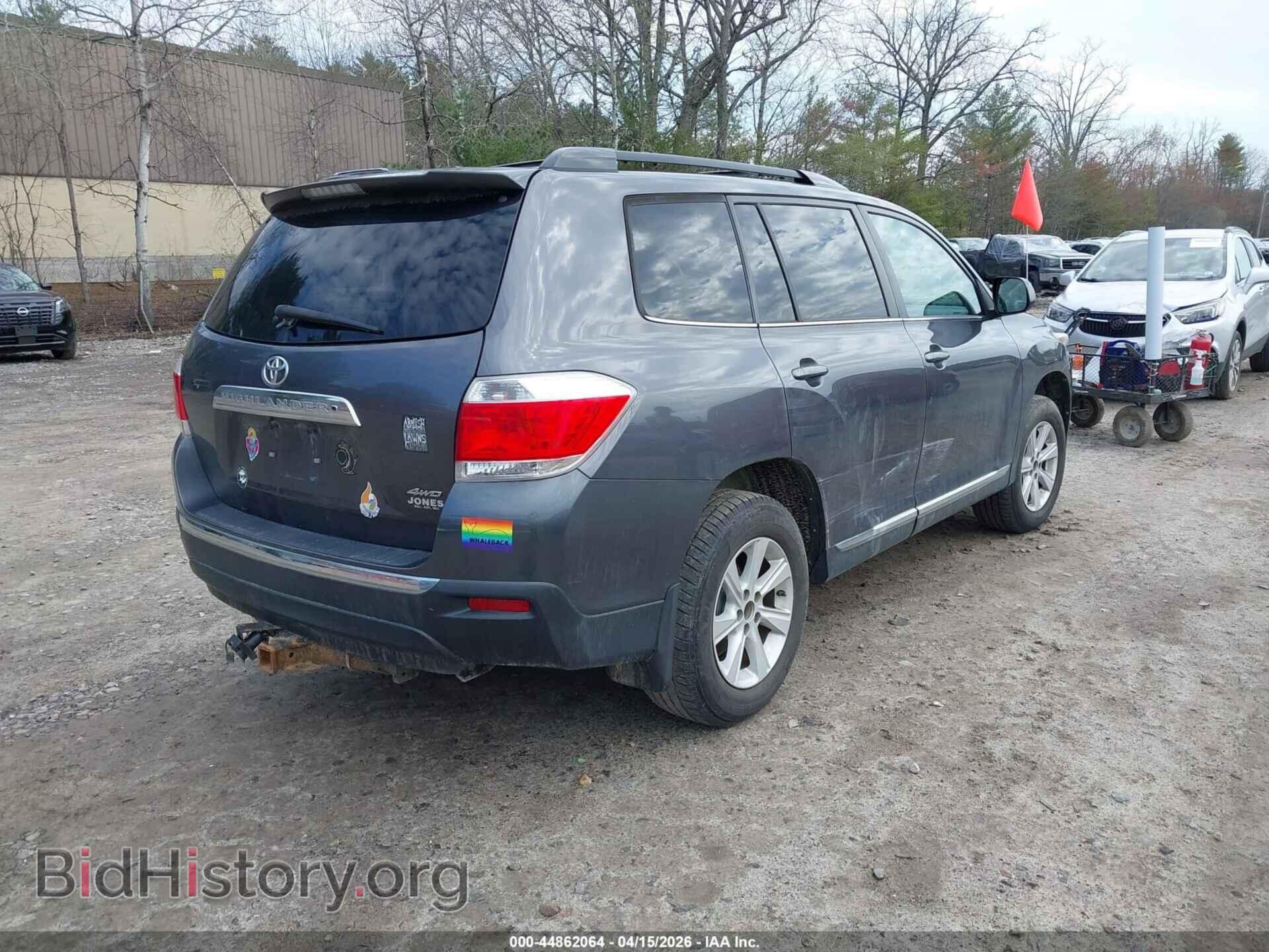 2012 TOYOTA HIGHLANDER - VIN: 5TDBK3EH7CS156542 - Фото 4