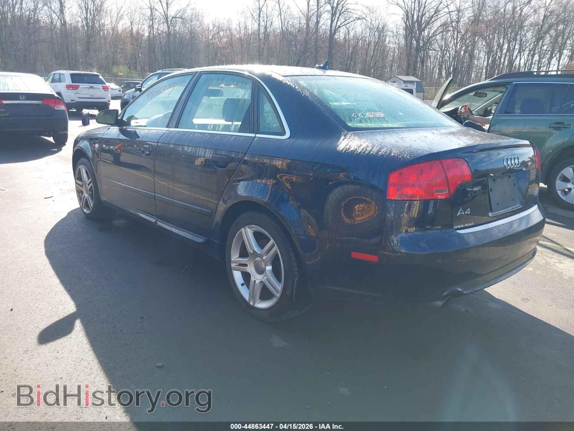 2008 AUDI A4 - VIN: WAUDF78E38A049320 - Фото 3