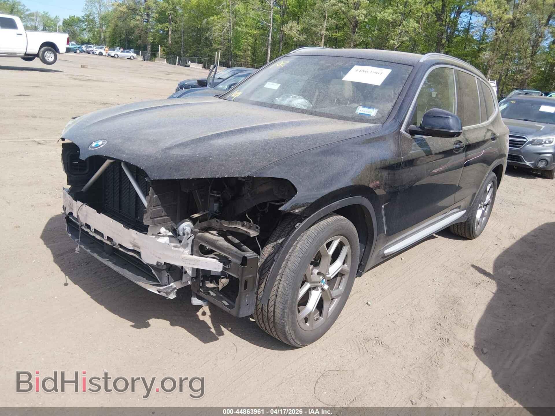 2021 BMW X3 - VIN: 5UXTY5C00M9F95692 - Фото 2