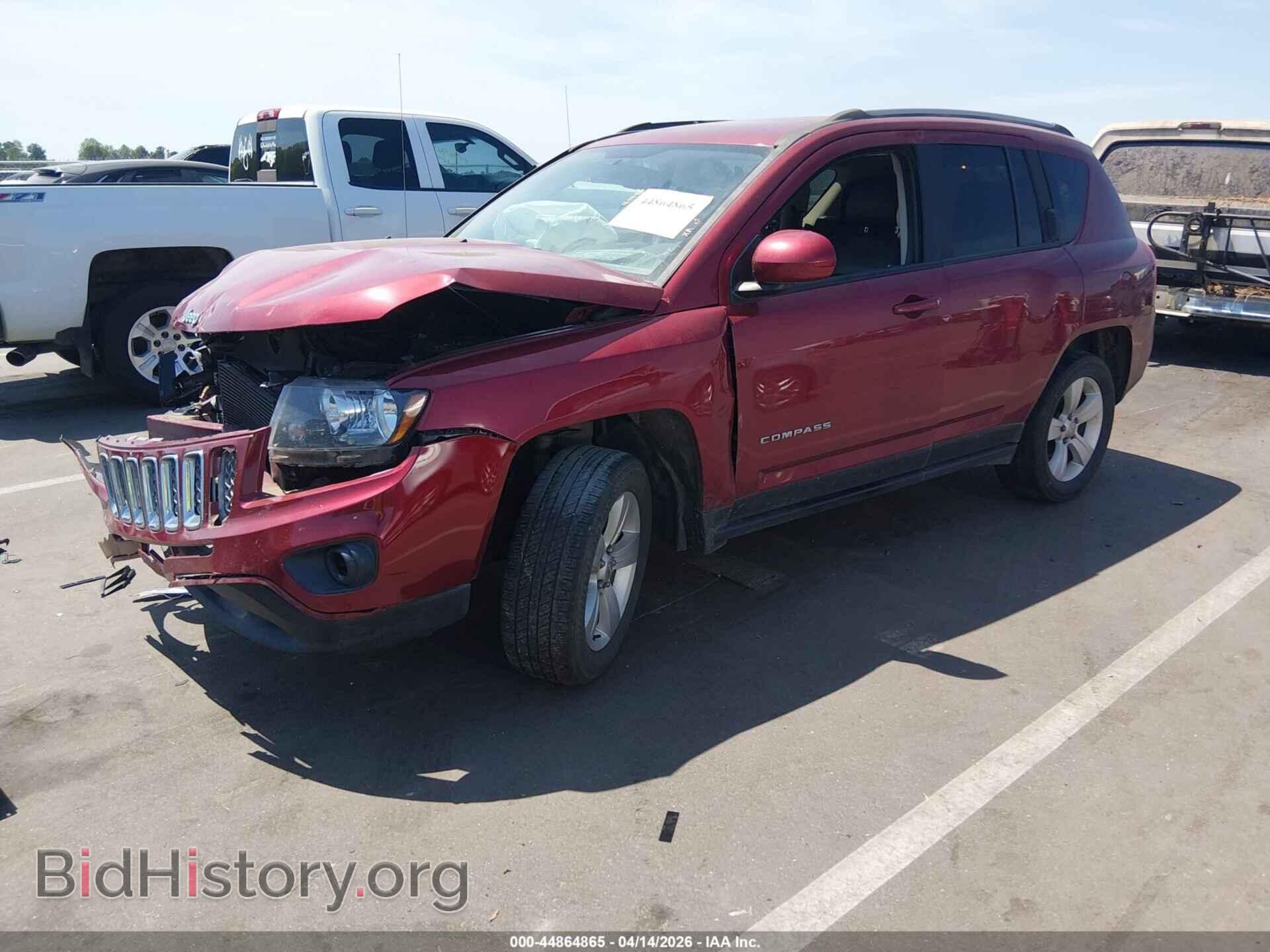 2016 JEEP COMPASS - VIN: 1C4NJDEB3GD781622 - Фото 2