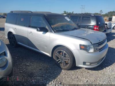 2014 Ford FLEX SEL, серебристый — VIN 2FMGK5C81EBD00493, IAAI